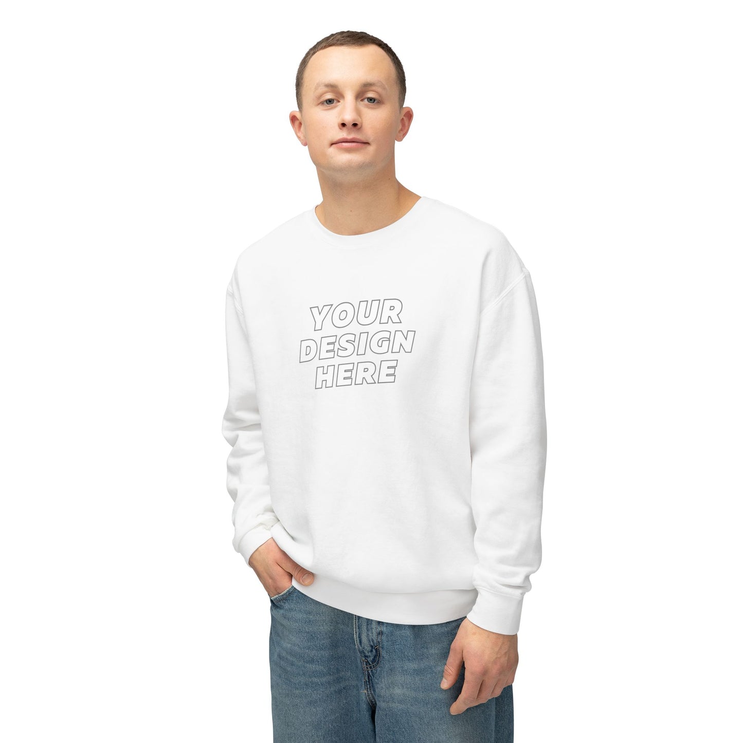 Comfort Colors 1466 | Unisex Lightweight Crewneck Sweatshirt