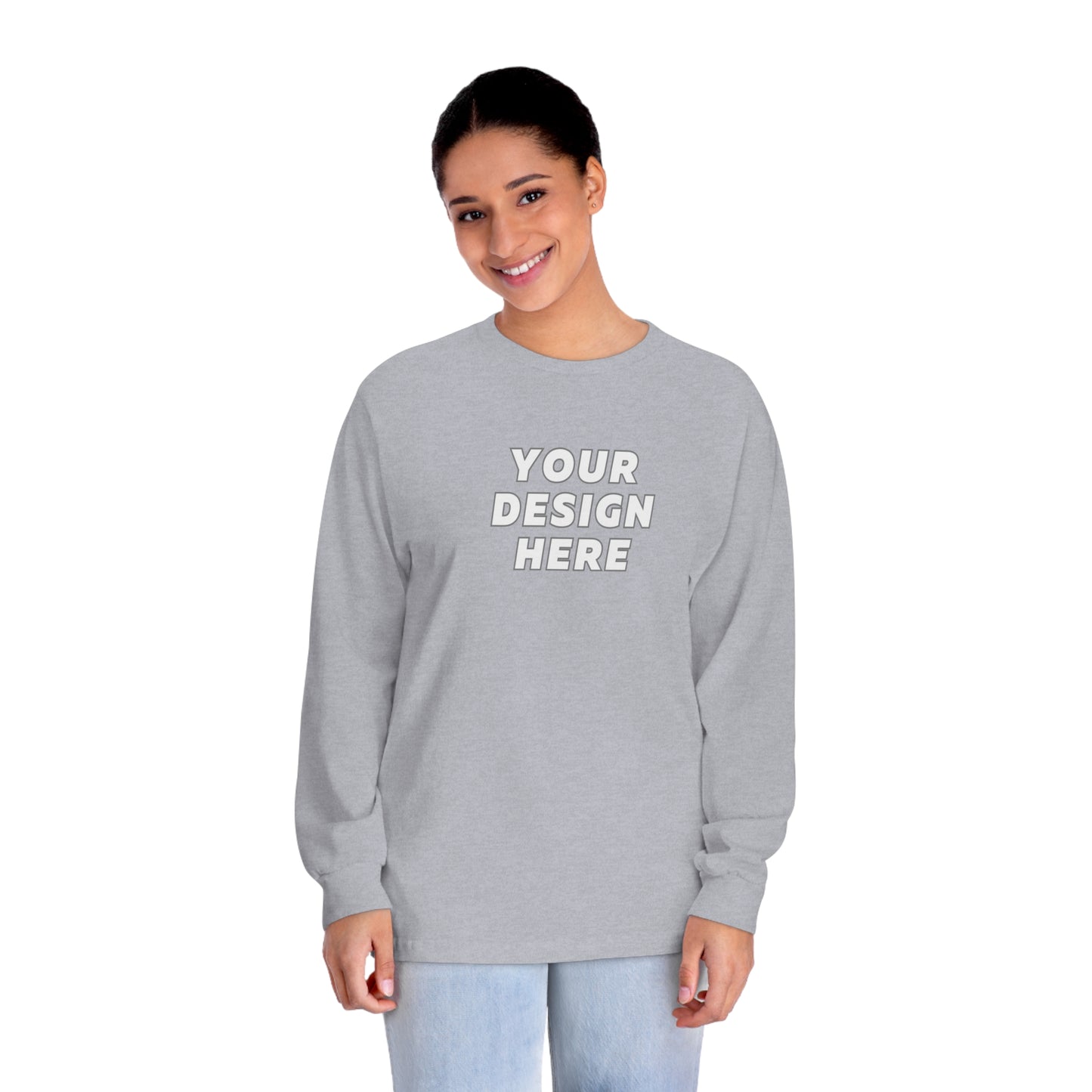 American Apparel 1304 | Unisex Classic Long Sleeve T-Shirt
