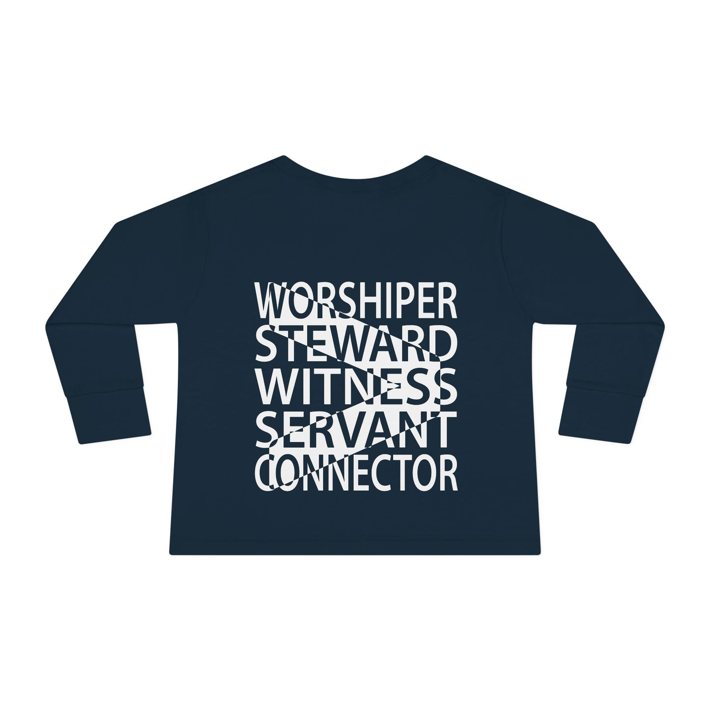 Real Life Full Logo Kids Long Sleeve Tee