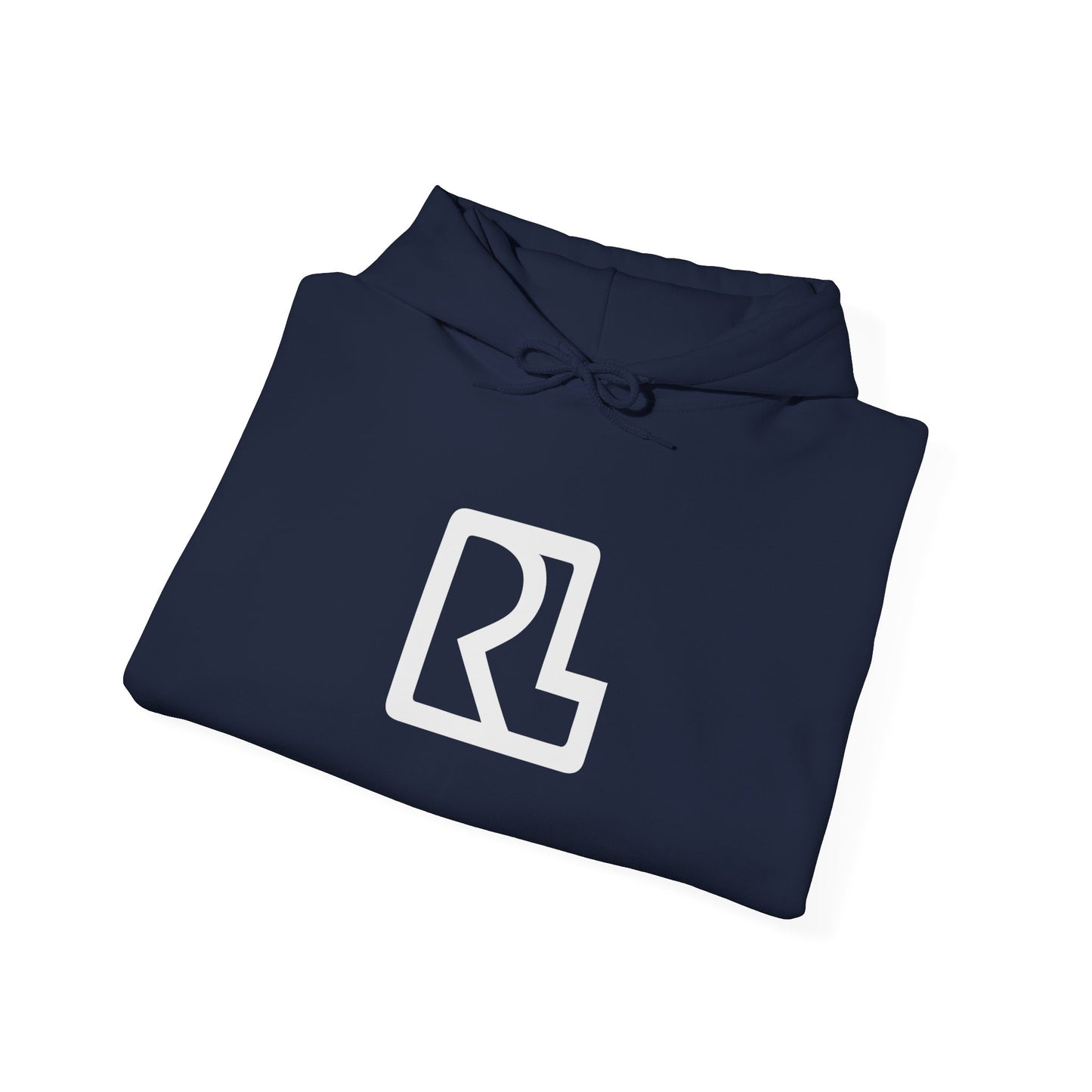 "RL" Plain Hooded Sweatshirt