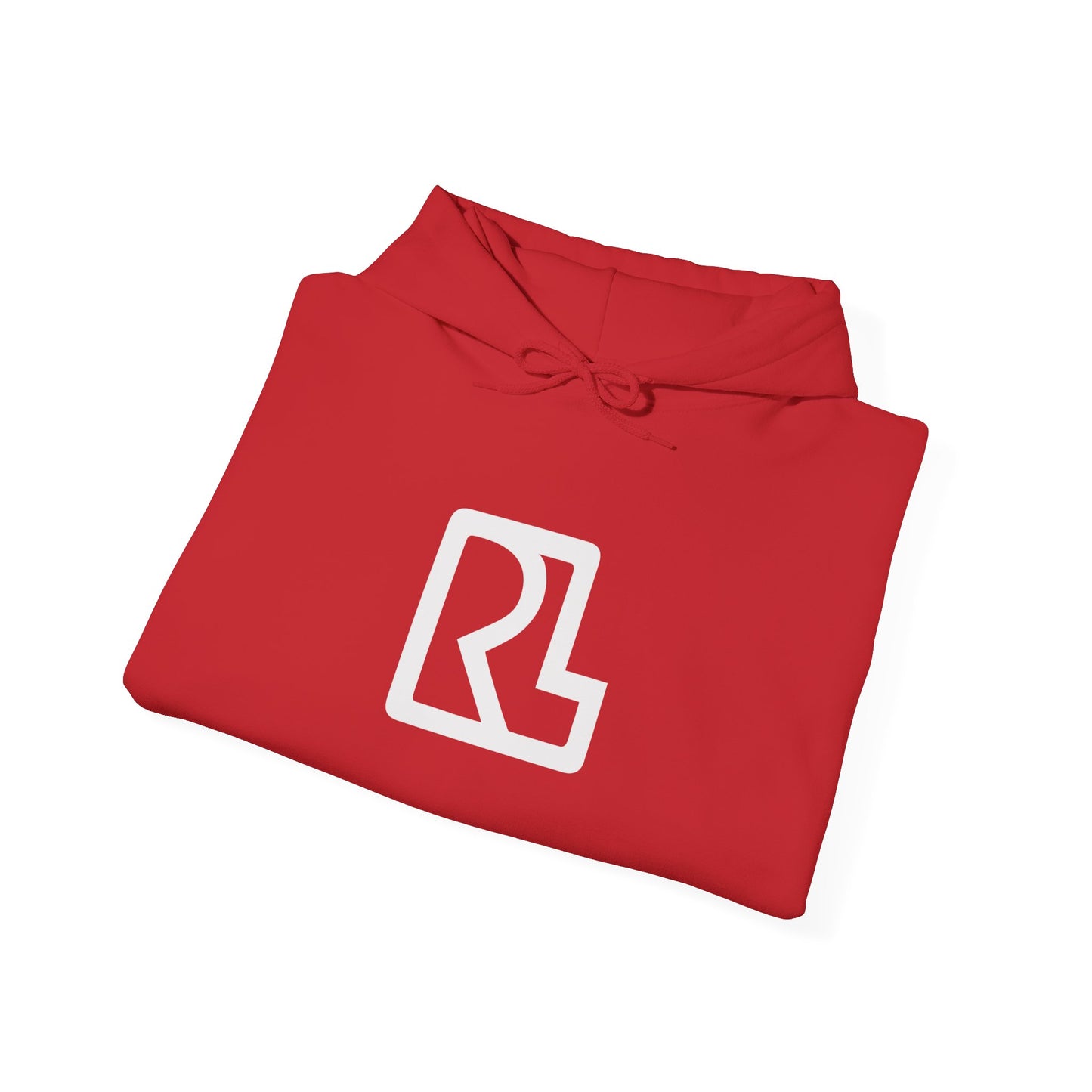 "RL" Plain Hooded Sweatshirt