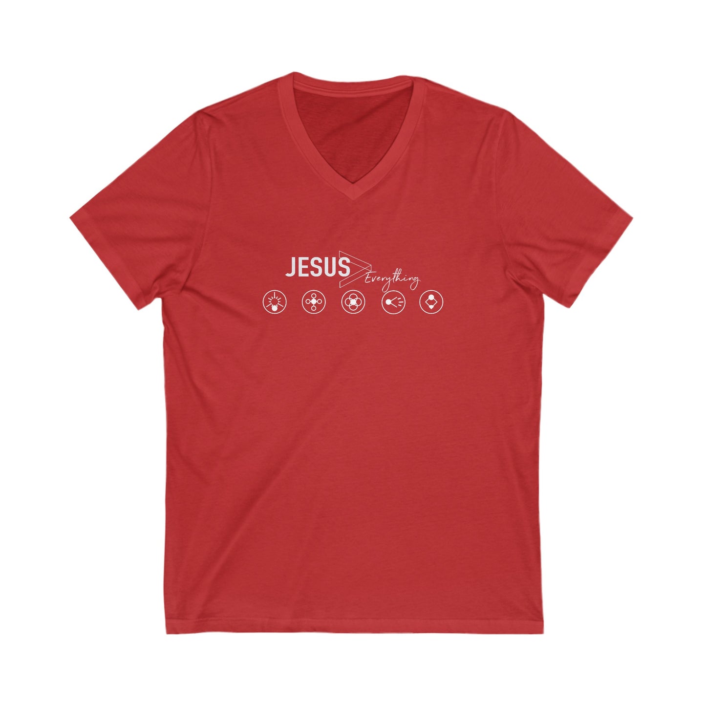 Jesus > Everything Women's V-Neck Tee