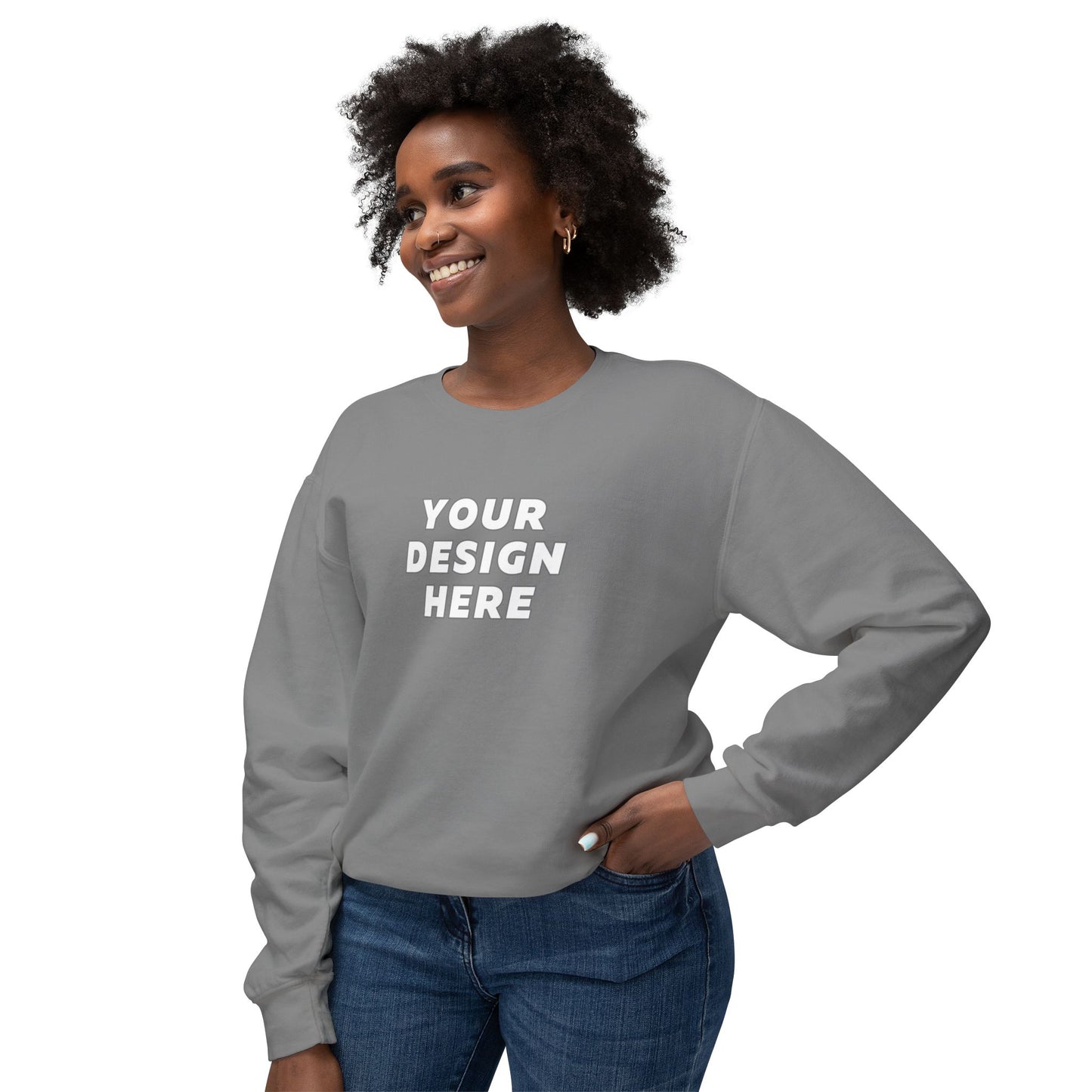 Comfort Colors 1466 | Unisex Lightweight Crewneck Sweatshirt
