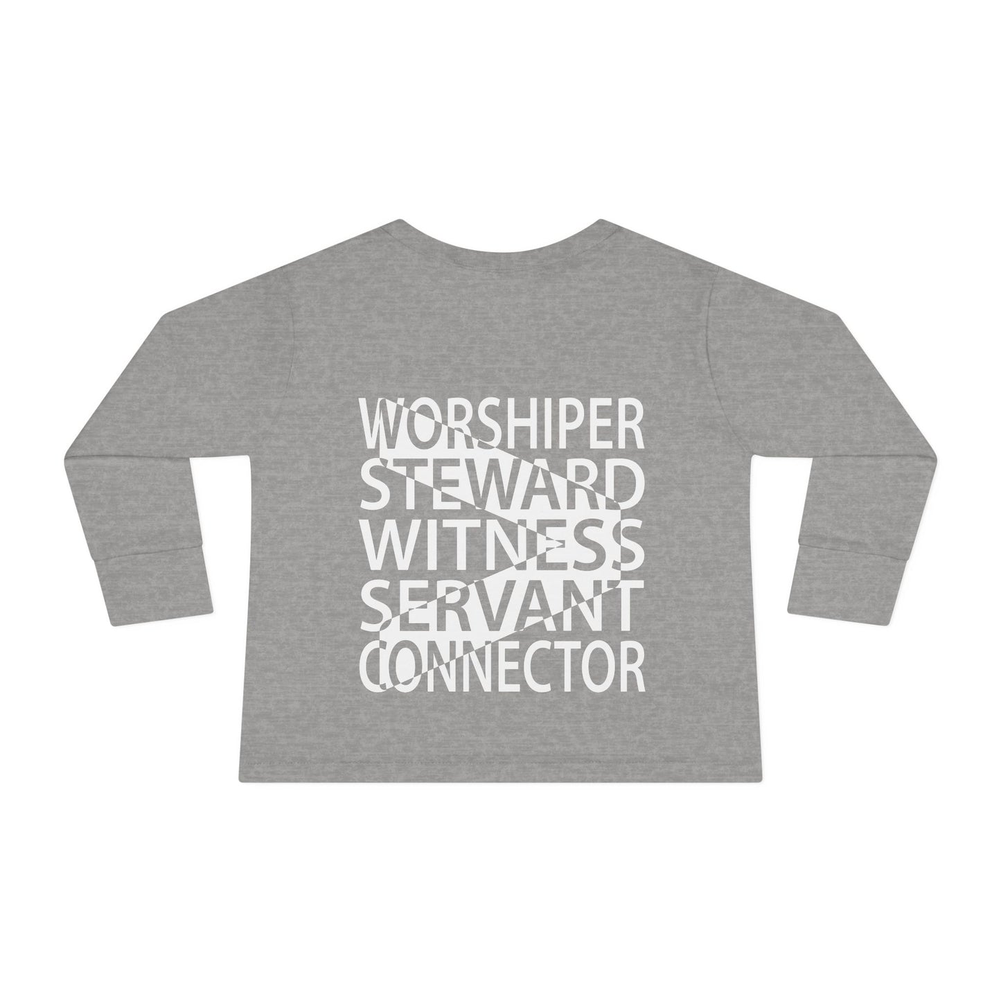 Real Life Full Logo Kids Long Sleeve Tee