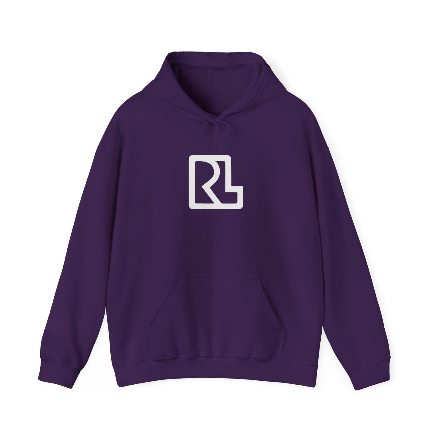 "RL" Plain Hooded Sweatshirt