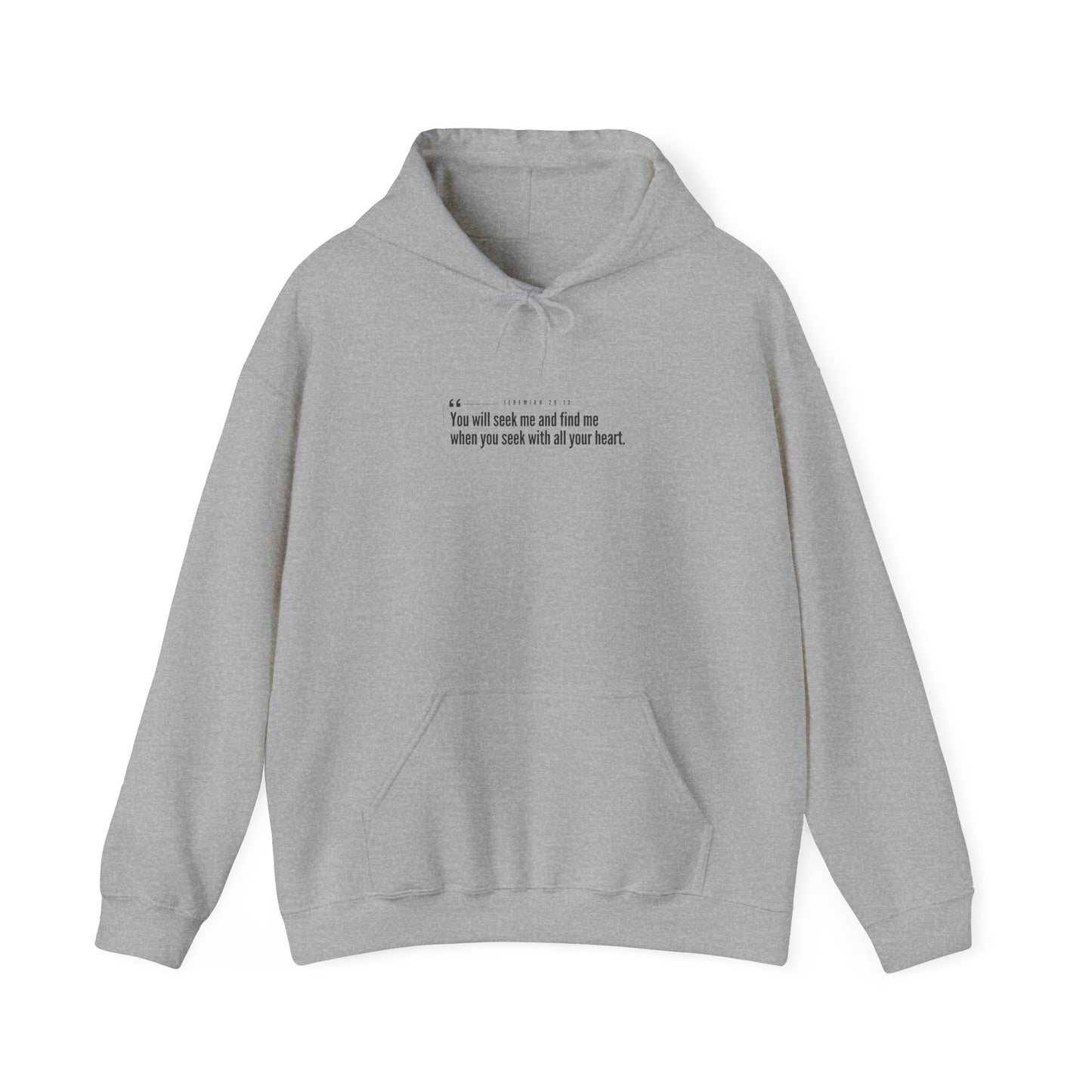 Jeremiah 29:13 Hoodie
