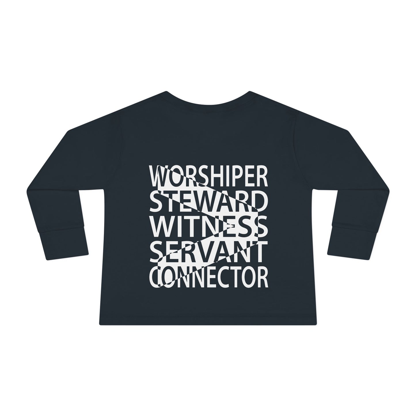 Real Life Full Logo Kids Long Sleeve Tee