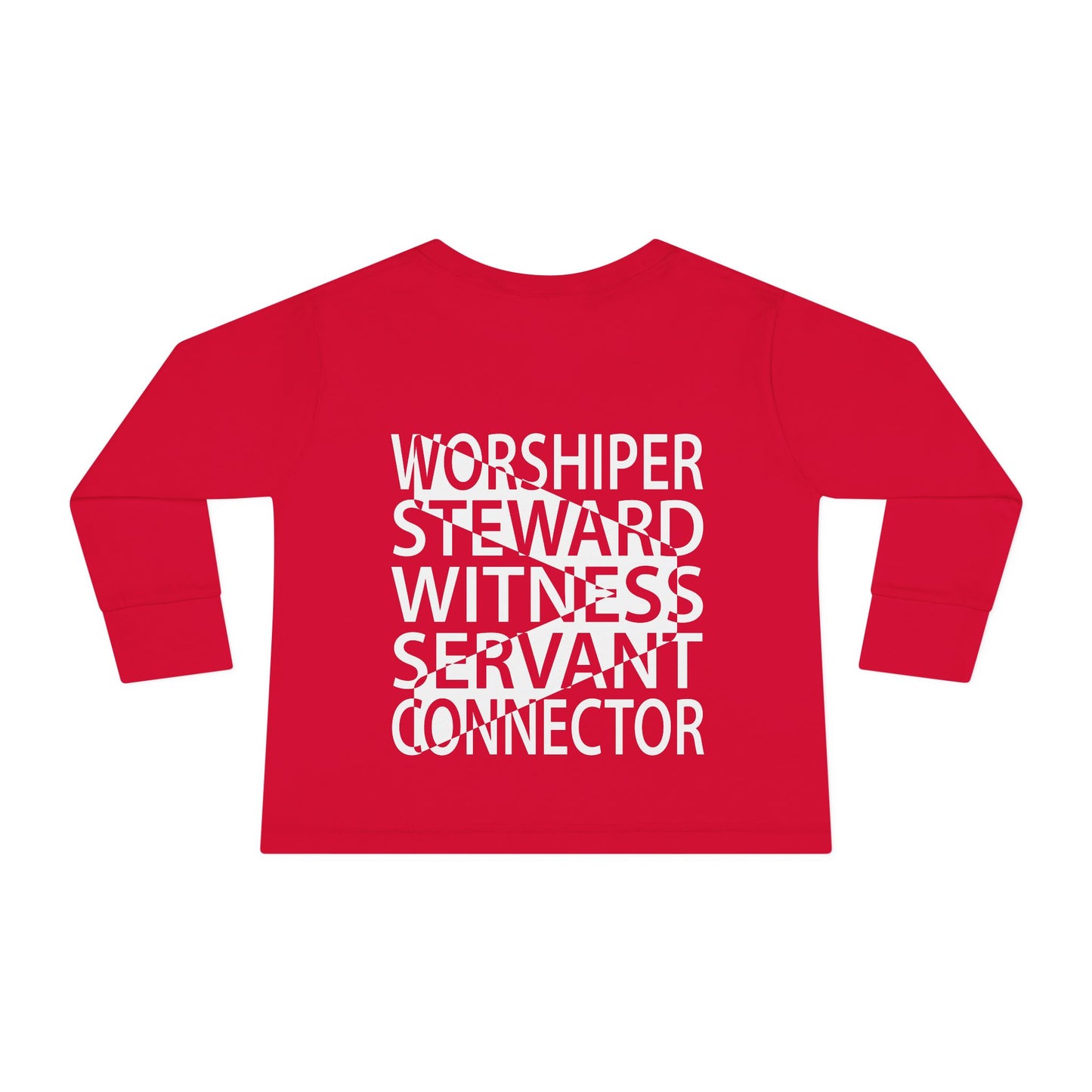 Real Life Full Logo Kids Long Sleeve Tee