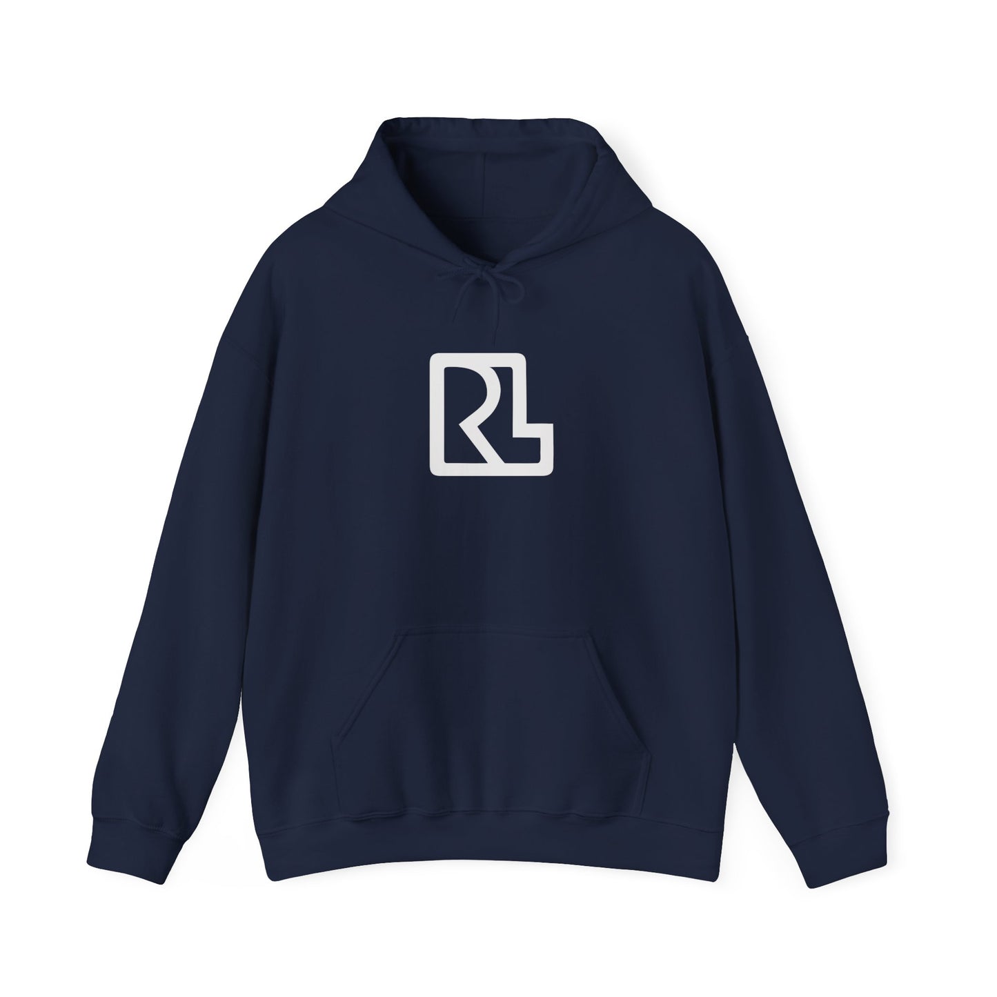 "RL" Plain Hooded Sweatshirt
