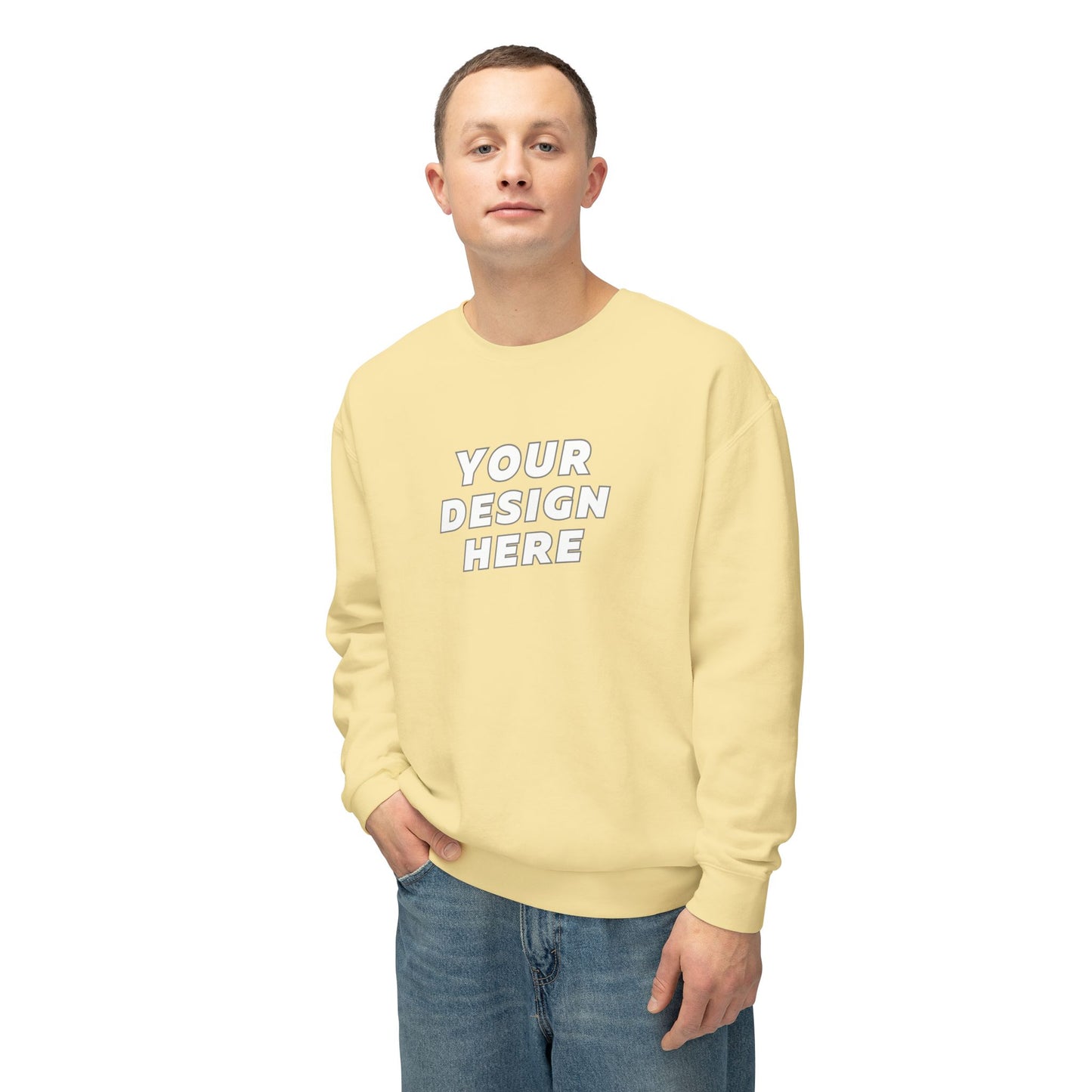 Comfort Colors 1466 | Unisex Lightweight Crewneck Sweatshirt