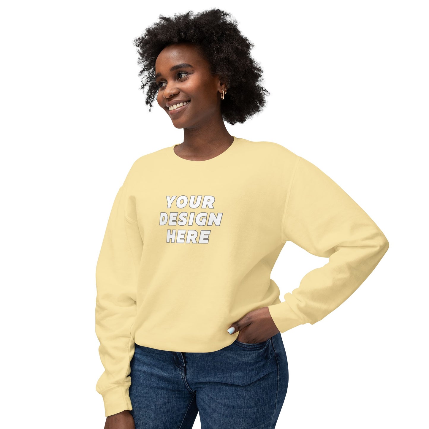 Comfort Colors 1466 | Unisex Lightweight Crewneck Sweatshirt
