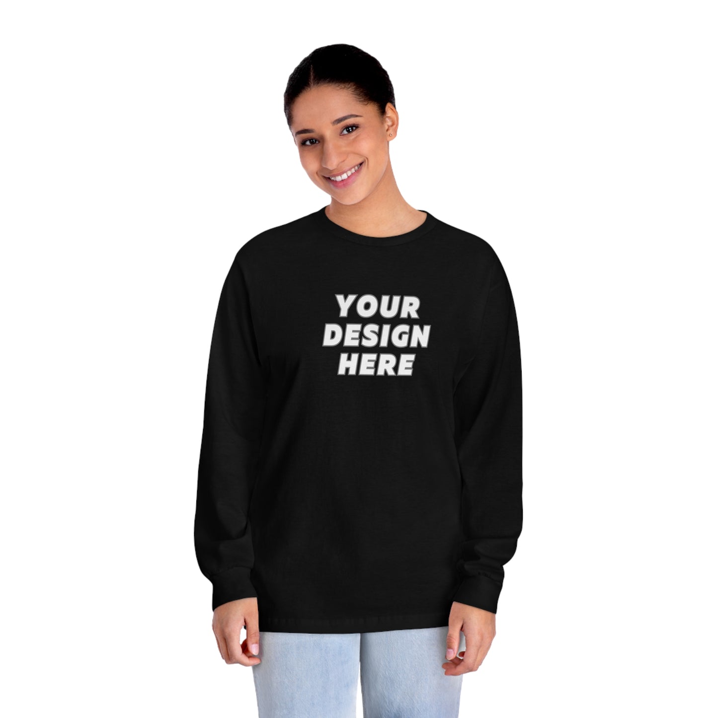 American Apparel 1304 | Unisex Classic Long Sleeve T-Shirt
