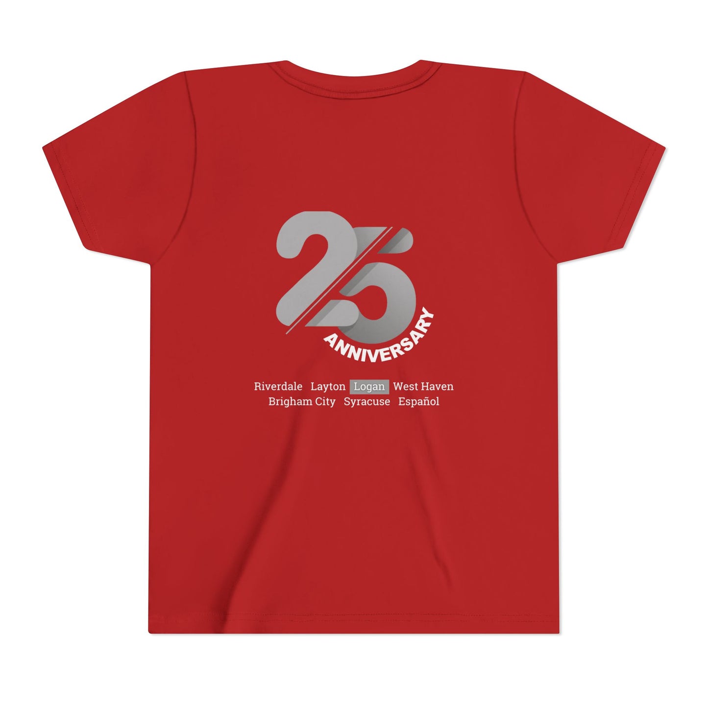 Logan - Youth Alpine Church 25th Anniversary Tee