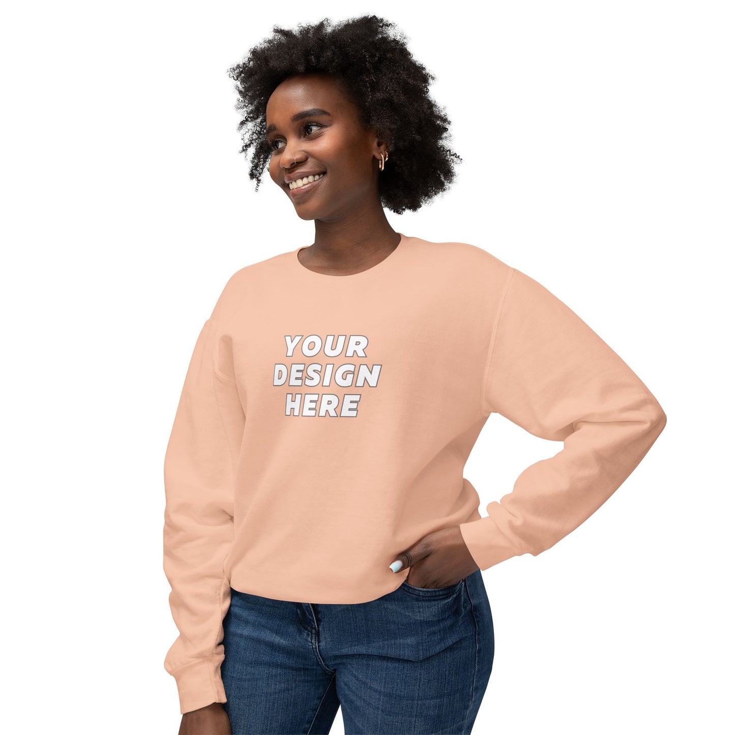 Comfort Colors 1466 | Unisex Lightweight Crewneck Sweatshirt