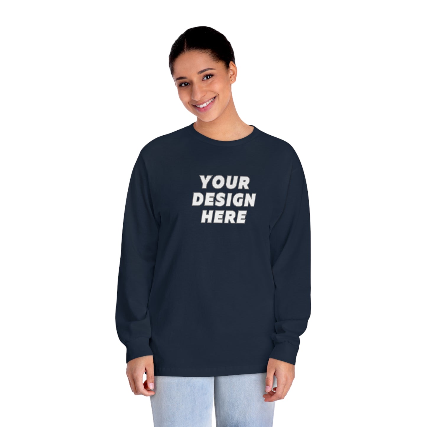 American Apparel 1304 | Unisex Classic Long Sleeve T-Shirt