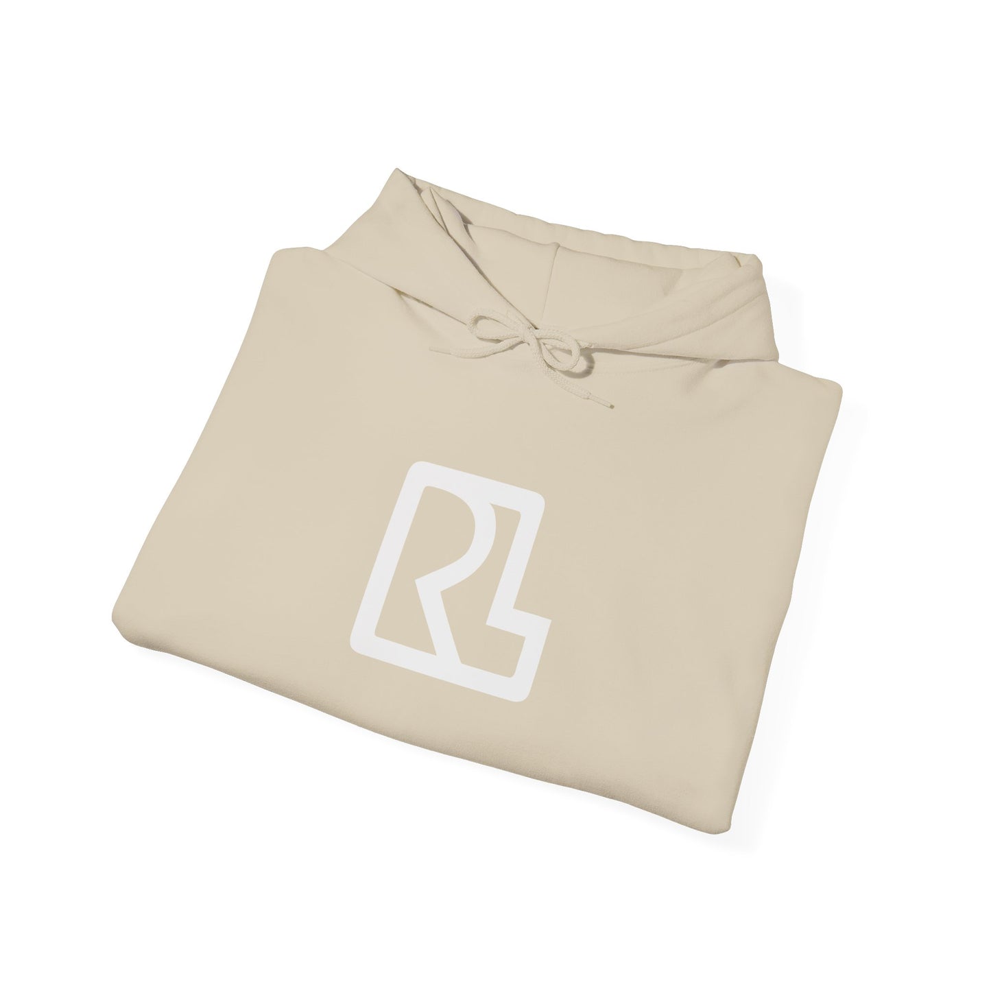 "RL" Plain Hooded Sweatshirt