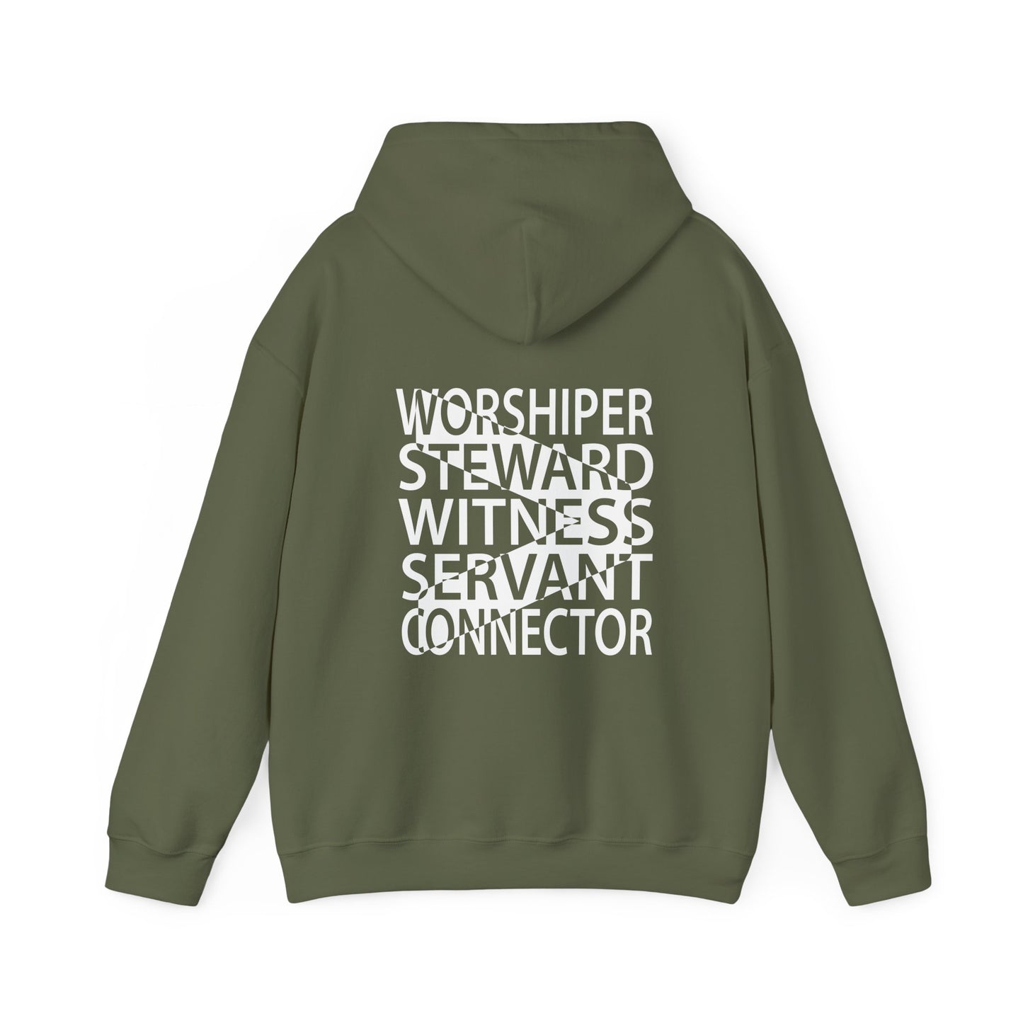 "RL" Plain Hooded Sweatshirt