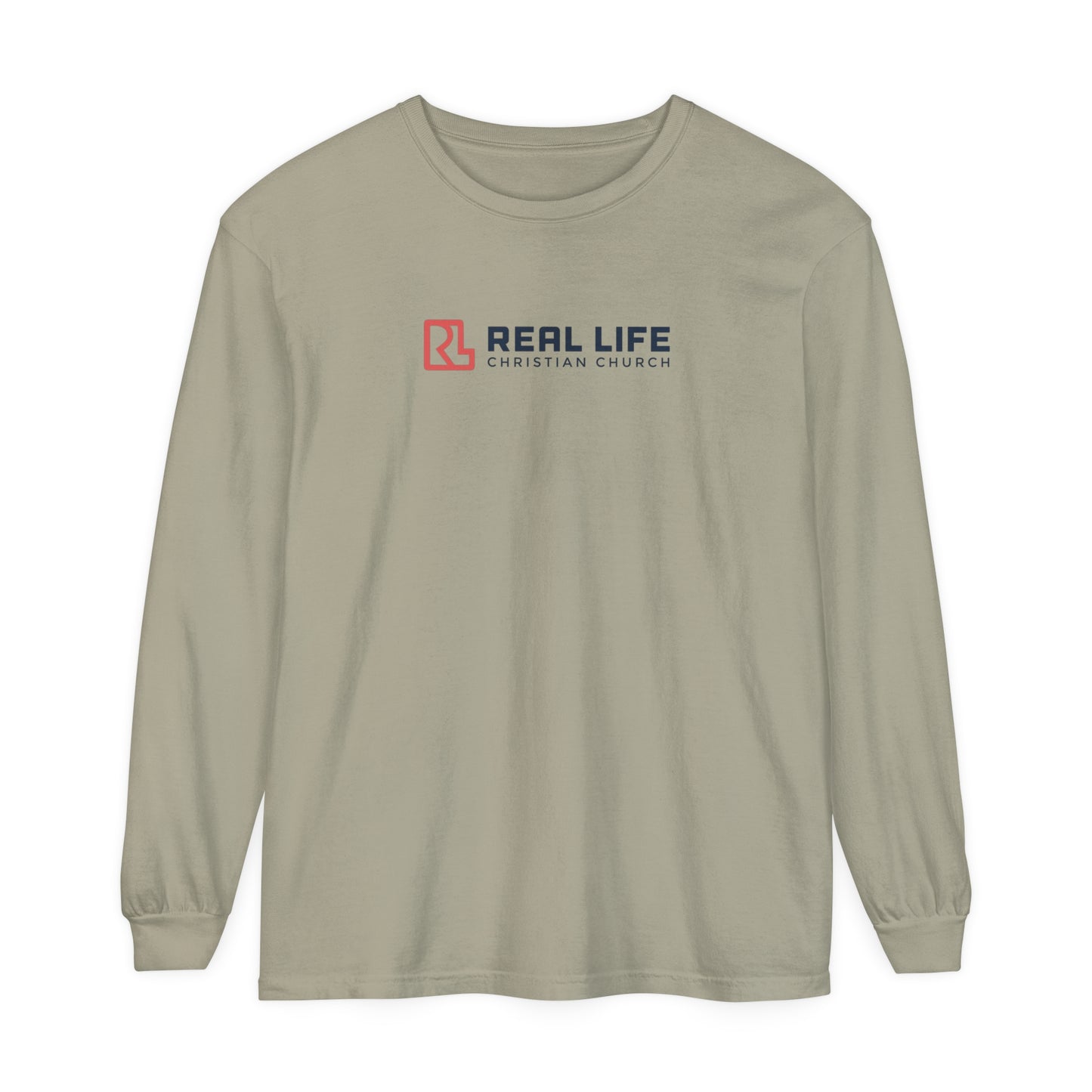 Real Life Full Logo Long Sleeve T-Shirt