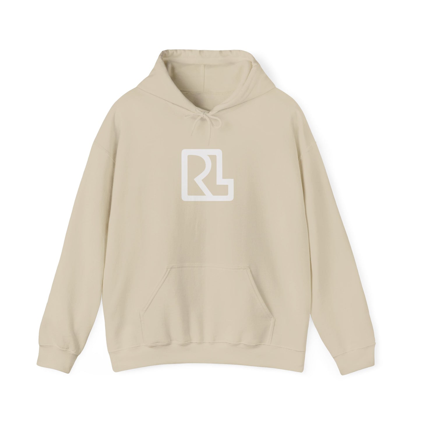 "RL" Plain Hooded Sweatshirt
