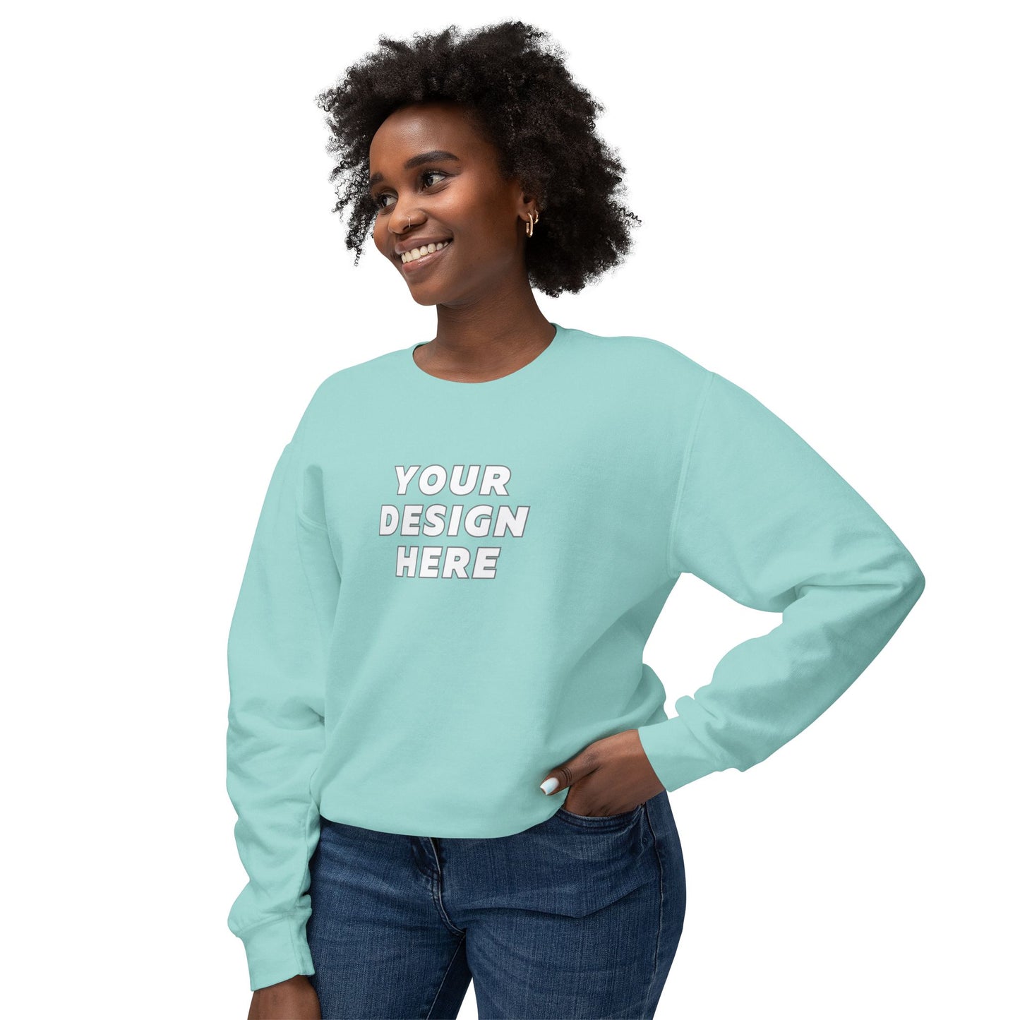 Comfort Colors 1466 | Unisex Lightweight Crewneck Sweatshirt