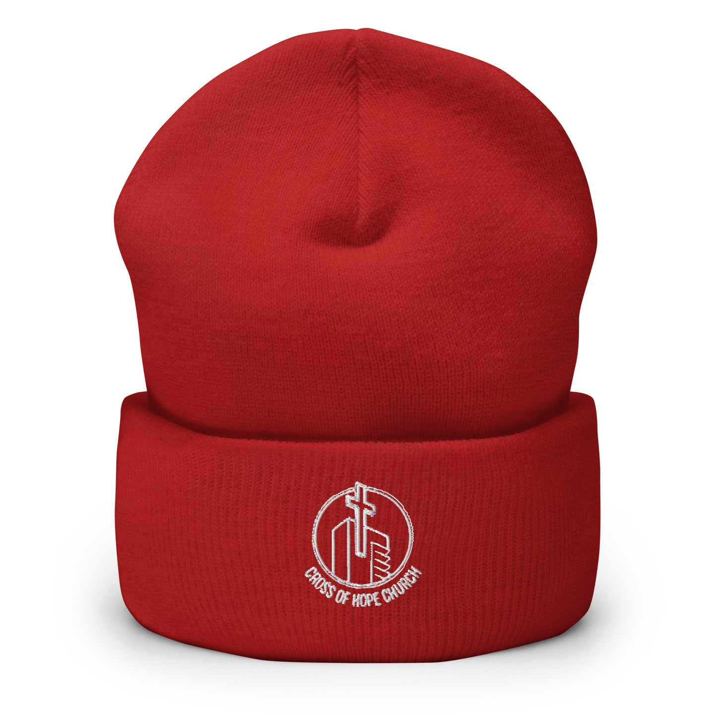 Cross of Hope Cuffed Beanie