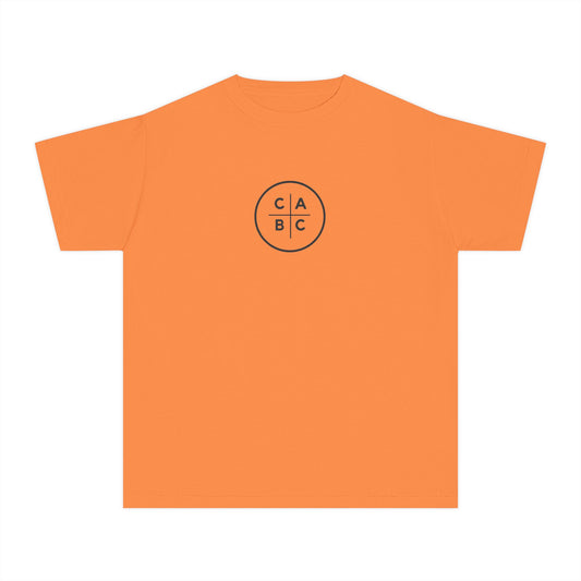 West Baptist Church — Comfort Colors 9018 Youth T-Shirt (Design 1) — Large Front
