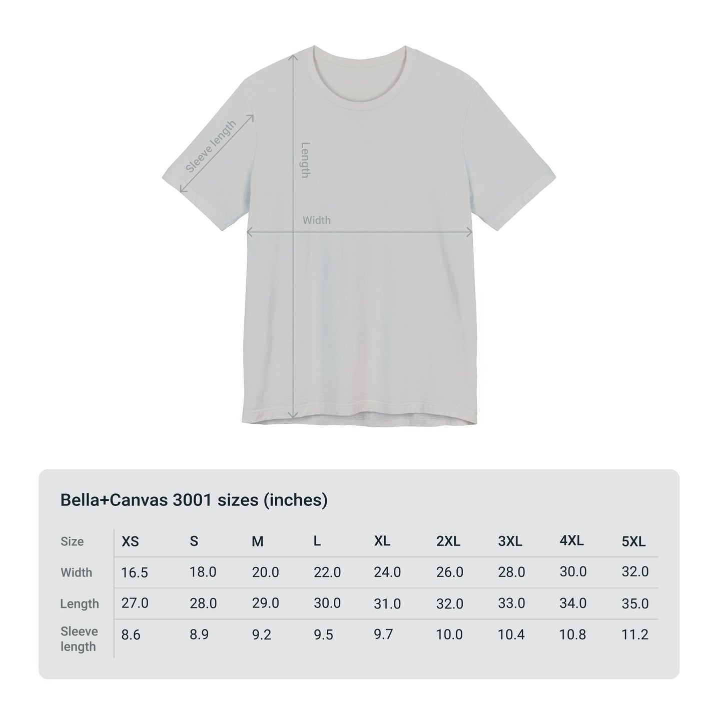 Bella + Canvas 3001 | Unisex Jersey Short Sleeve Tee