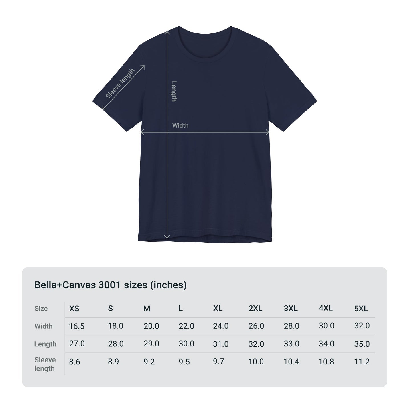 Bella + Canvas 3001 | Unisex Jersey Short Sleeve Tee