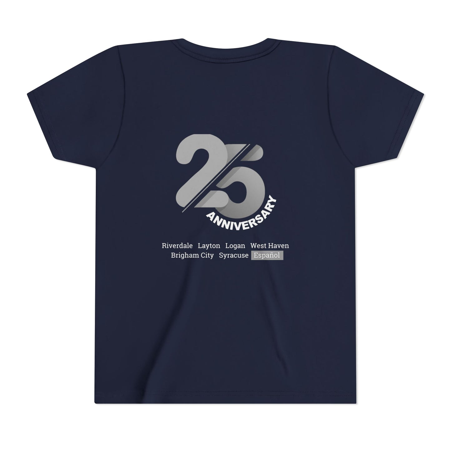 Español - Youth Alpine Church 25th Anniversary Tee