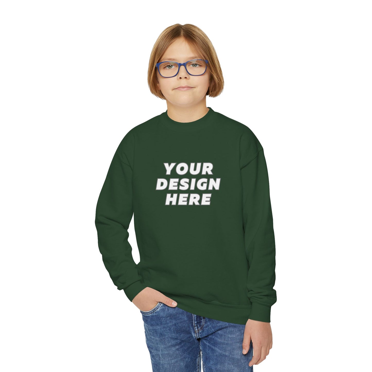 Gildan 18000B | Youth Crewneck Sweatshirt