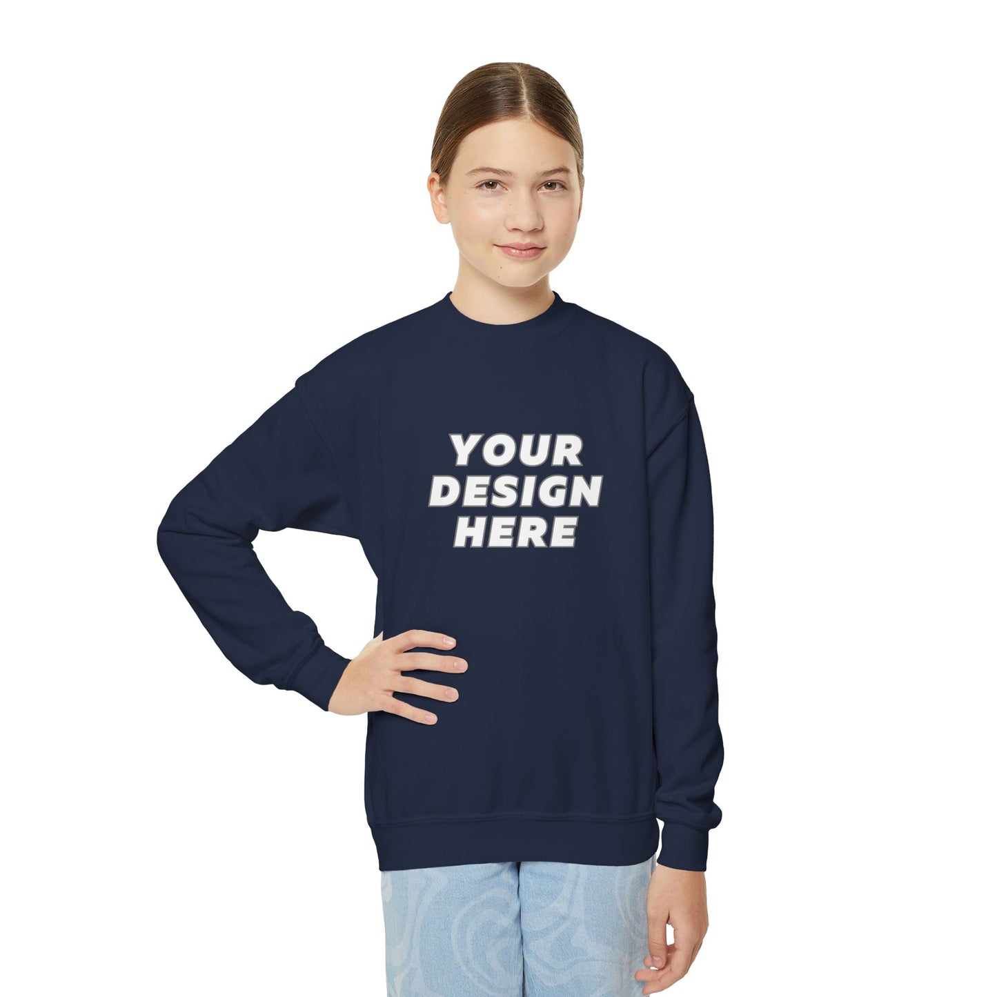 Gildan 18000B | Youth Crewneck Sweatshirt