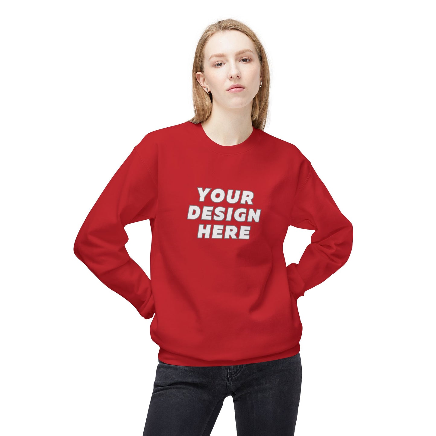 Gildan SF000 | Unisex Midweight Softstyle Fleece Crewneck Sweatshirt