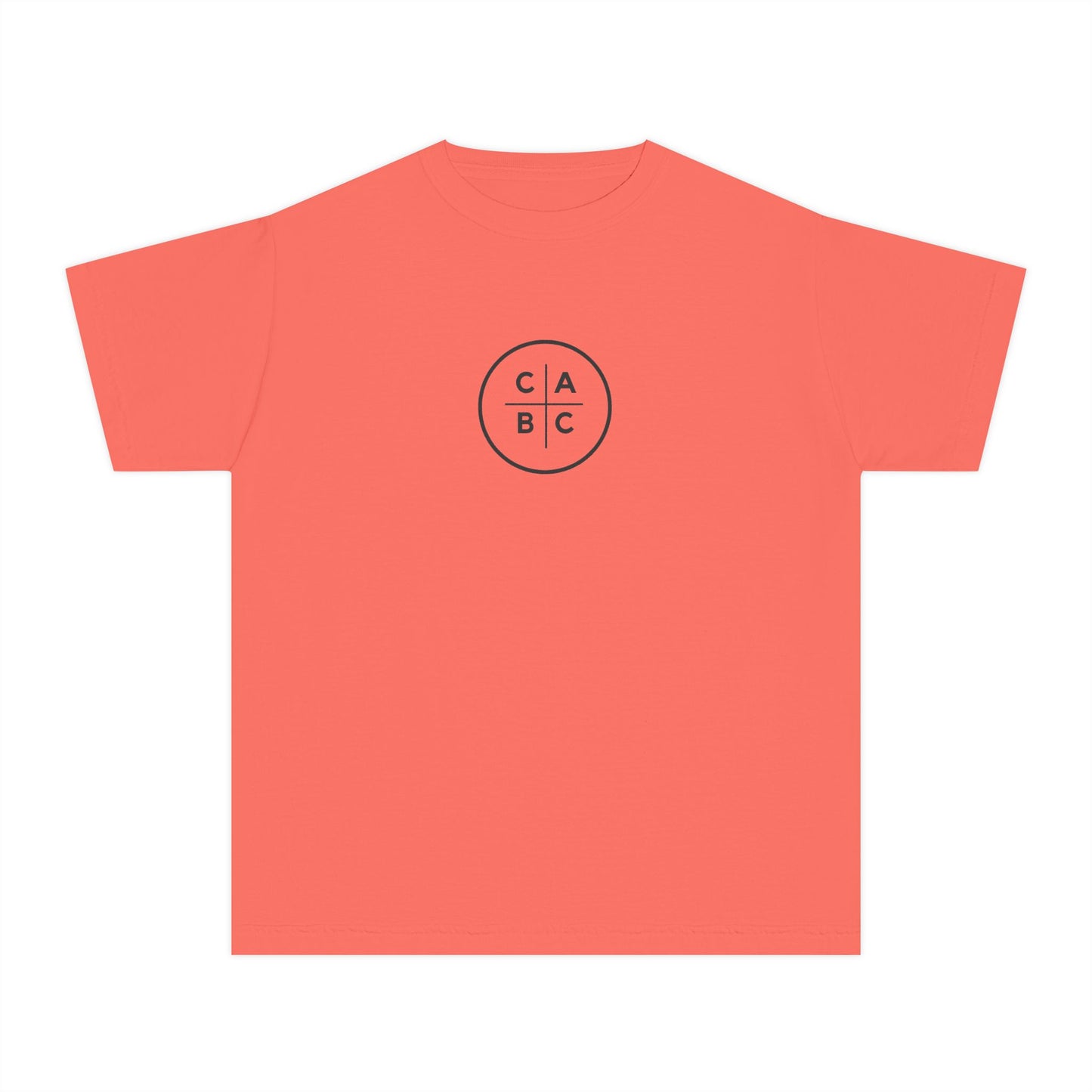 West Baptist Church — Comfort Colors 9018 Youth T-Shirt (Design 1) — Large Front