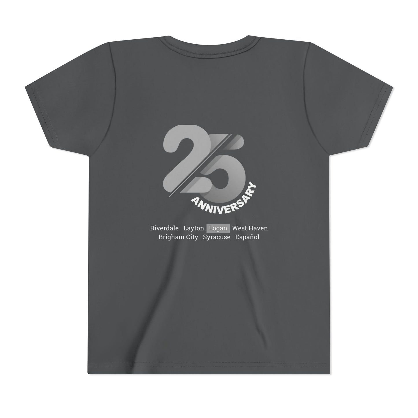 Logan - Youth Alpine Church 25th Anniversary Tee