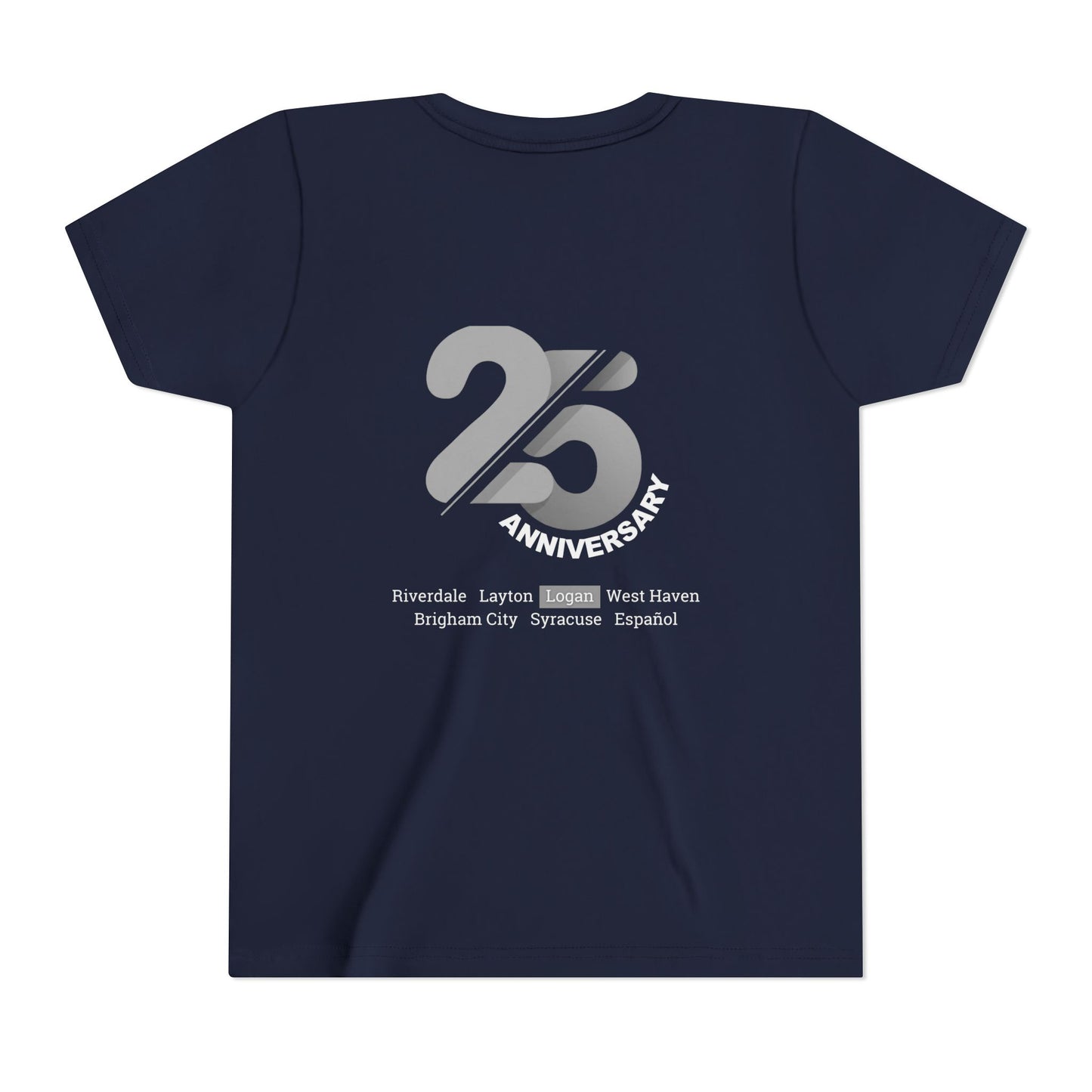Logan - Youth Alpine Church 25th Anniversary Tee
