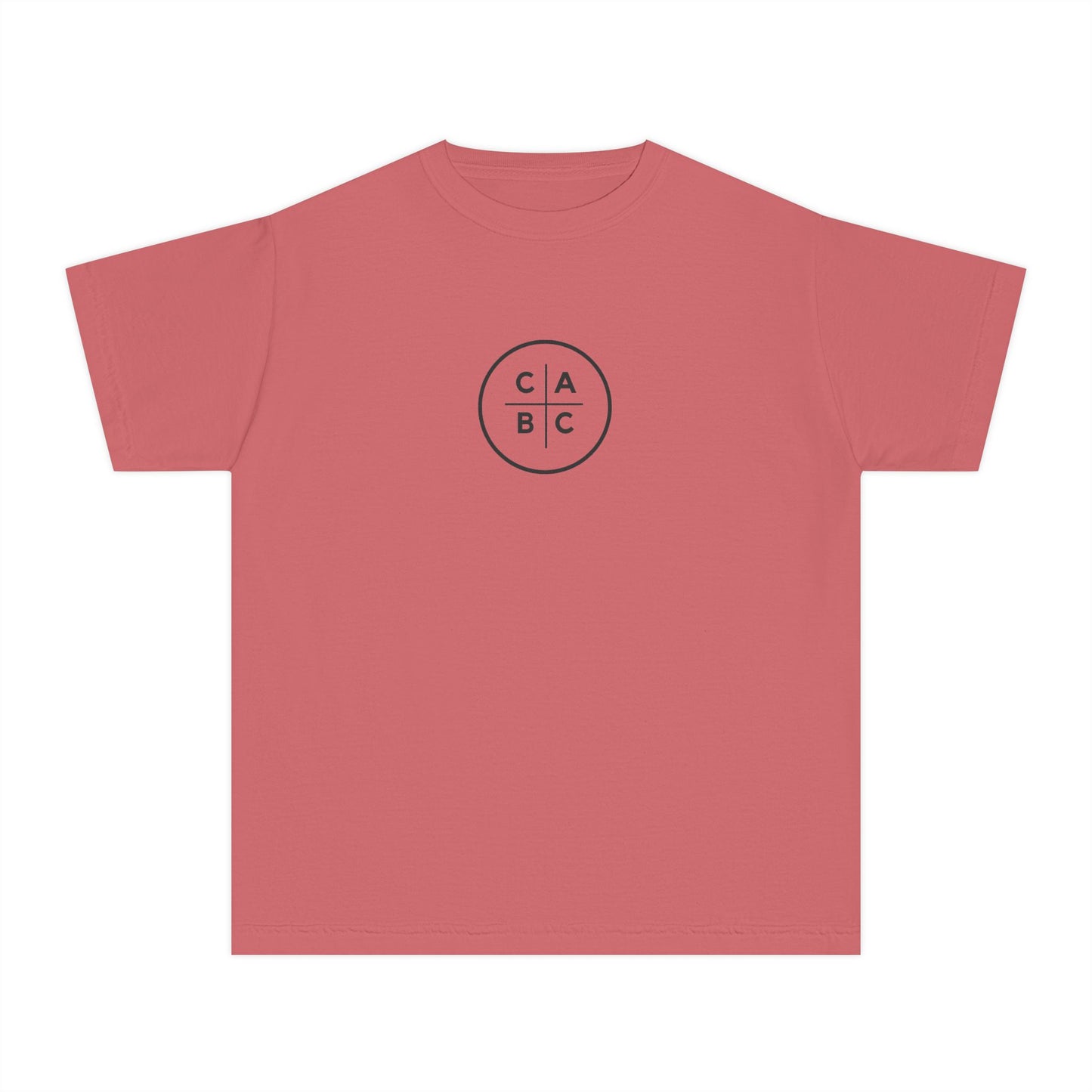 West Baptist Church — Comfort Colors 9018 Youth T-Shirt (Design 1) — Large Front