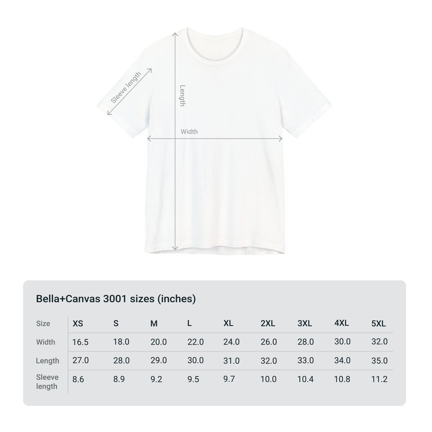 Bella + Canvas 3001 | Unisex Jersey Short Sleeve Tee