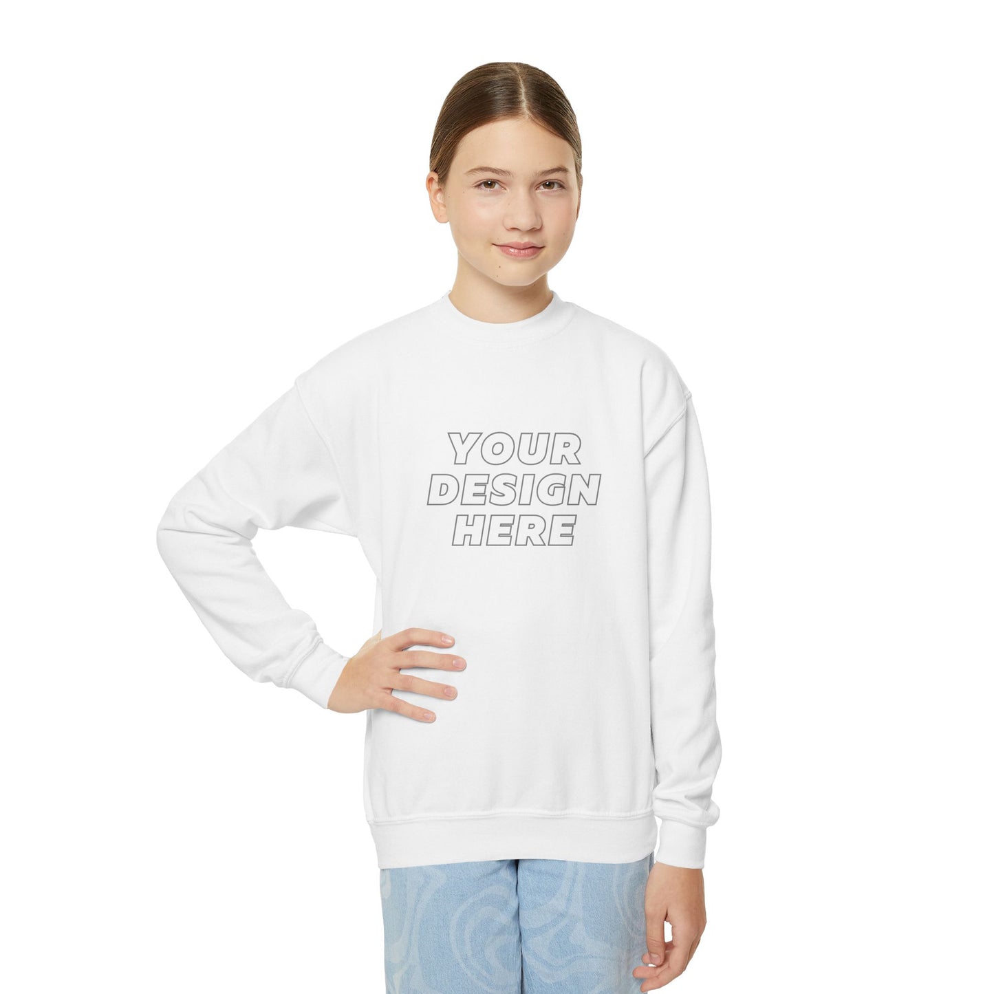 Gildan 18000B | Youth Crewneck Sweatshirt