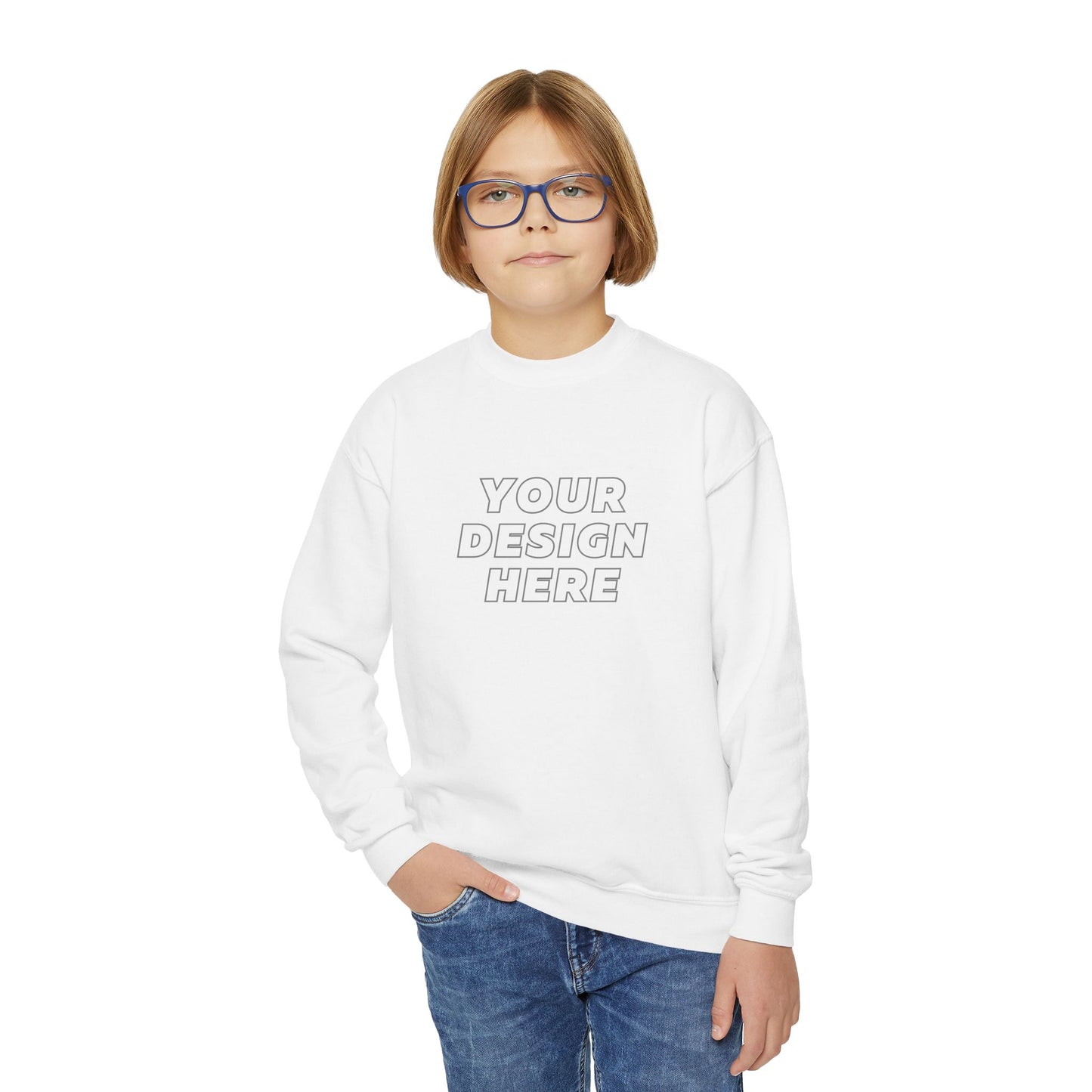 Gildan 18000B | Youth Crewneck Sweatshirt