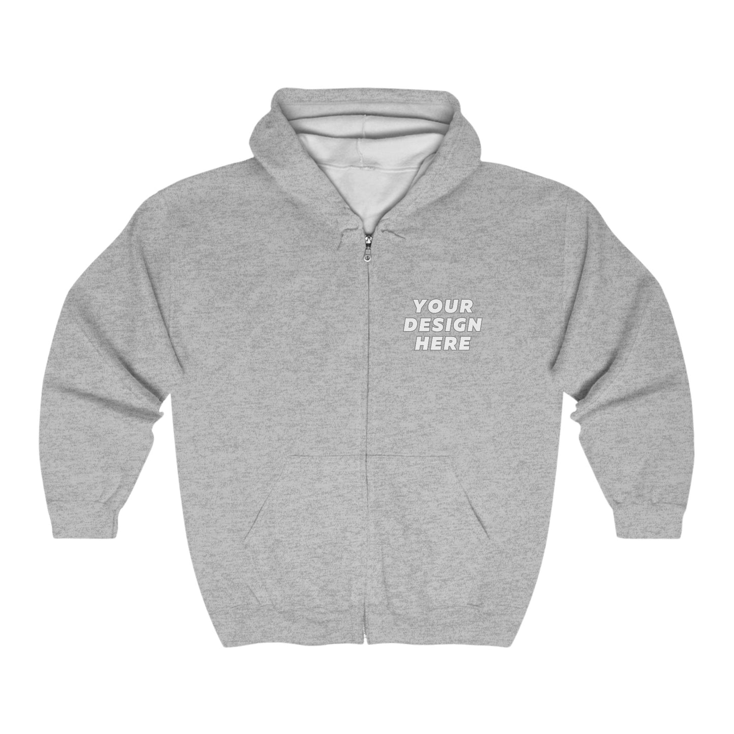 Gildan 18600 | Unisex Heavy Blend™ Full Zip Hooded Sweatshirt