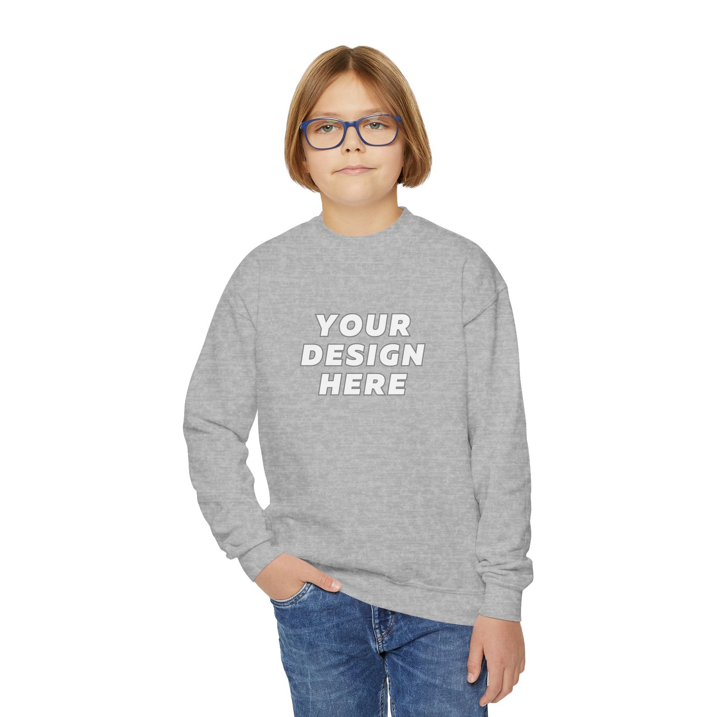 Gildan 18000B | Youth Crewneck Sweatshirt