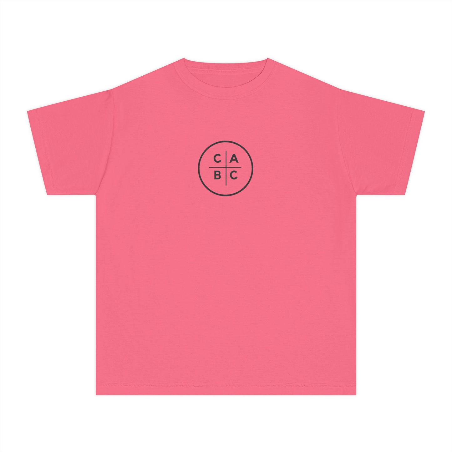 West Baptist Church — Comfort Colors 9018 Youth T-Shirt (Design 1) — Large Front