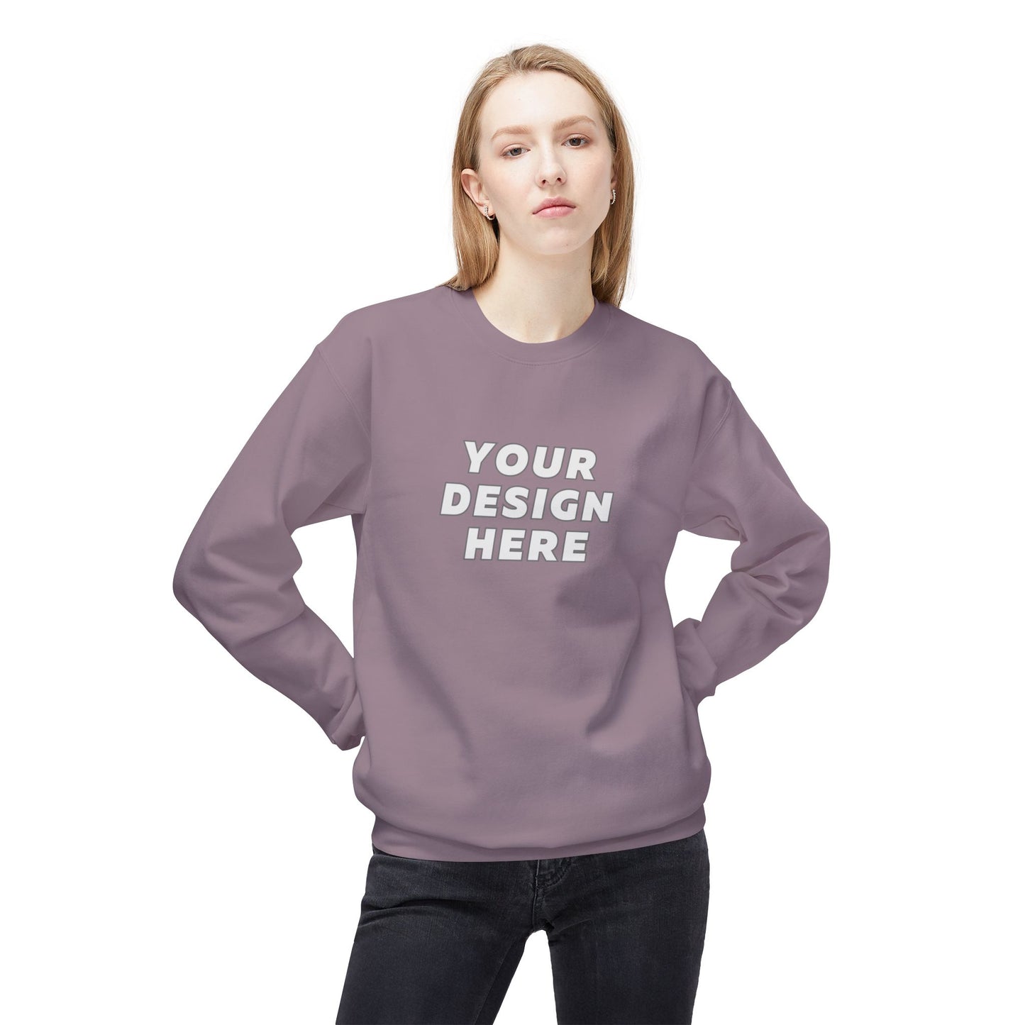 Gildan SF000 | Unisex Midweight Softstyle Fleece Crewneck Sweatshirt