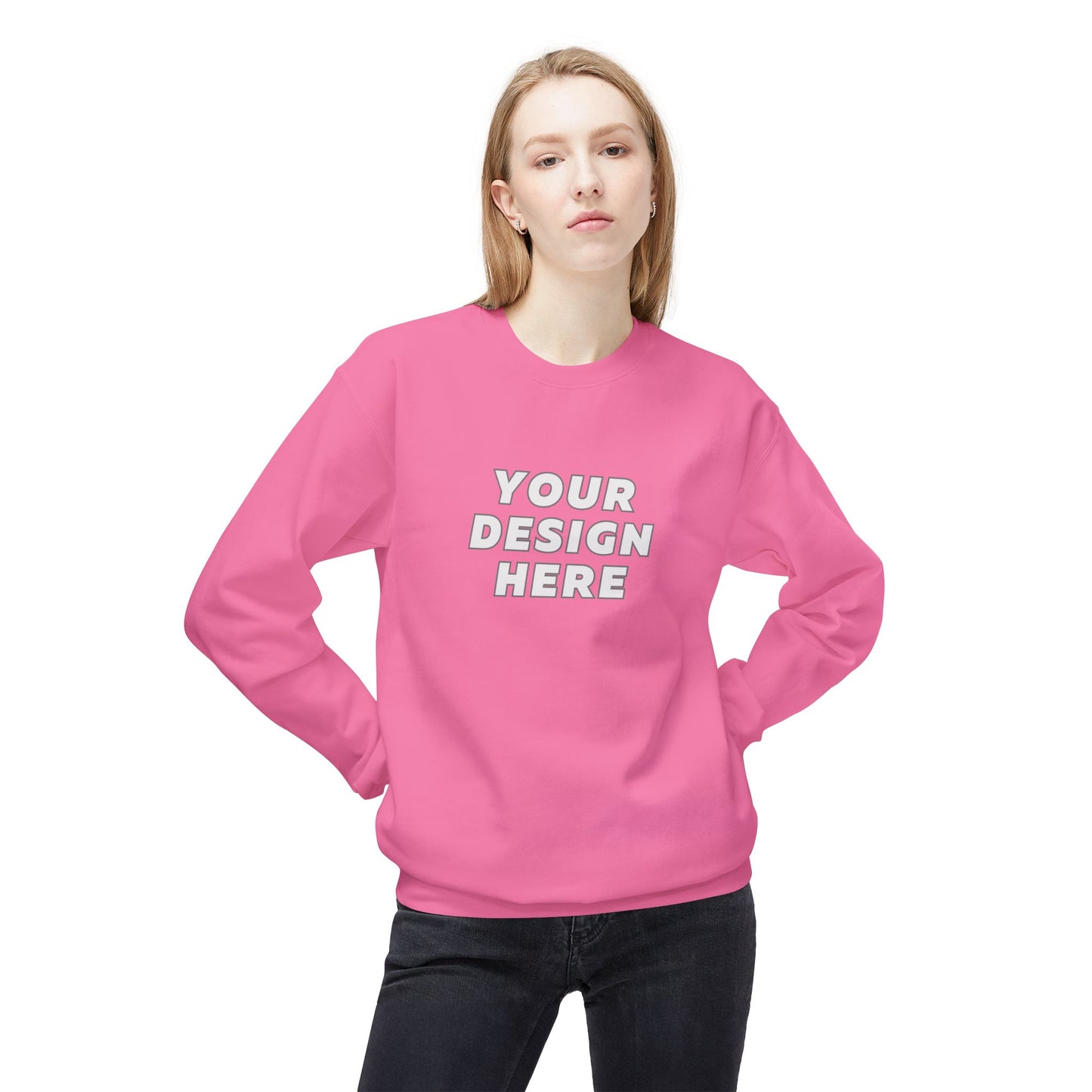 Gildan SF000 | Unisex Midweight Softstyle Fleece Crewneck Sweatshirt