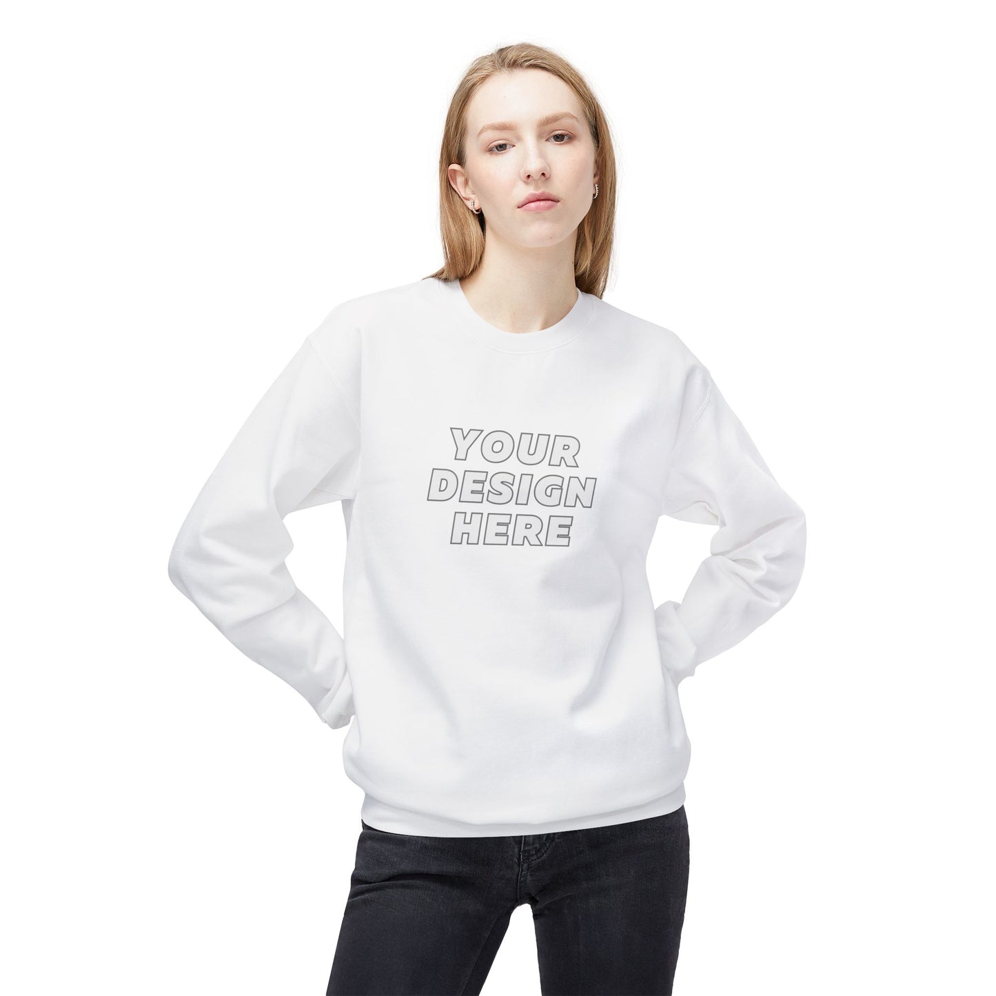 Gildan SF000 | Unisex Midweight Softstyle Fleece Crewneck Sweatshirt