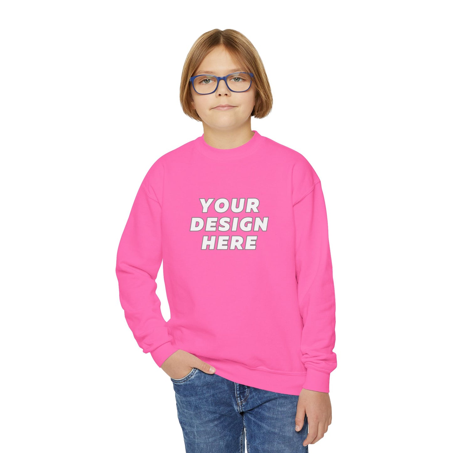 Gildan 18000B | Youth Crewneck Sweatshirt