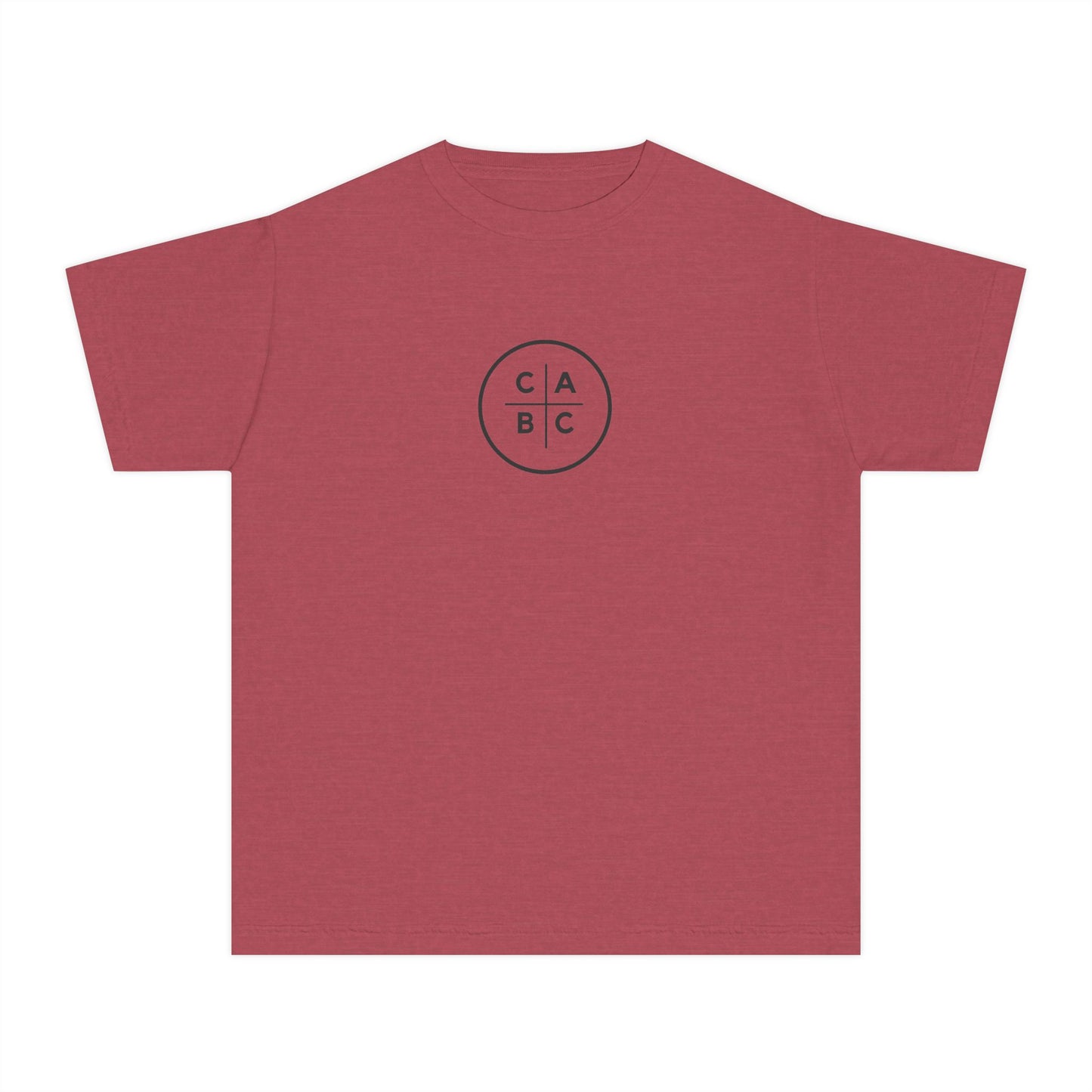 West Baptist Church — Comfort Colors 9018 Youth T-Shirt (Design 1) — Large Front