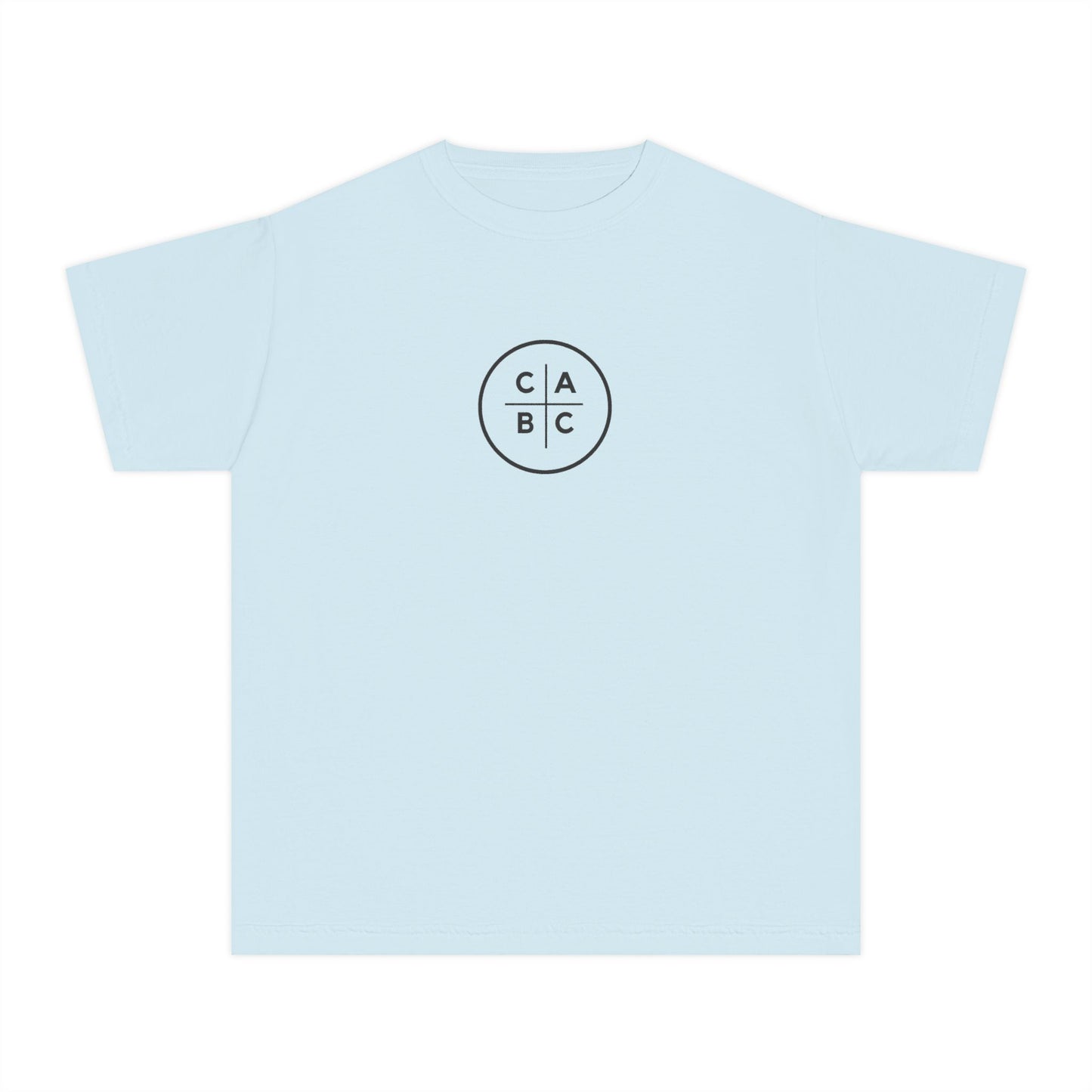 West Baptist Church — Comfort Colors 9018 Youth T-Shirt (Design 1) — Large Front