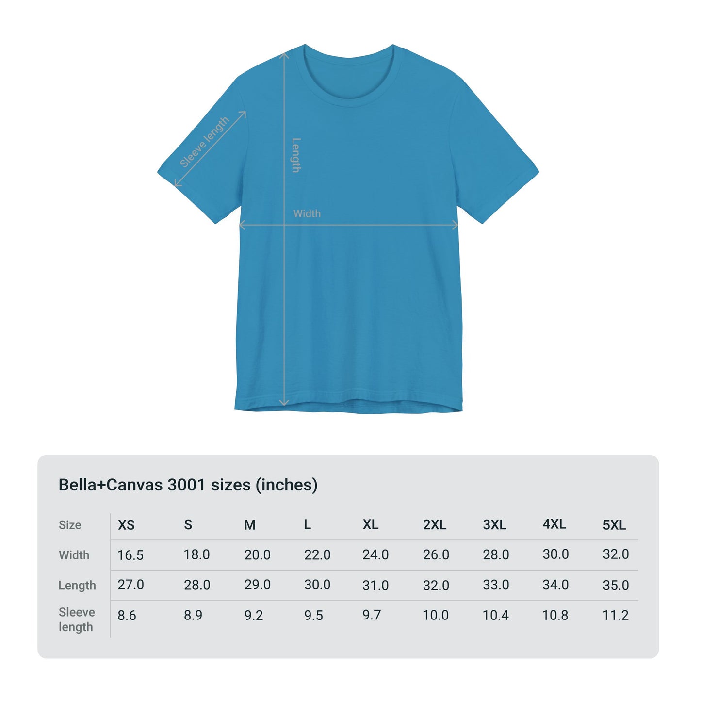 Bella + Canvas 3001 | Unisex Jersey Short Sleeve Tee