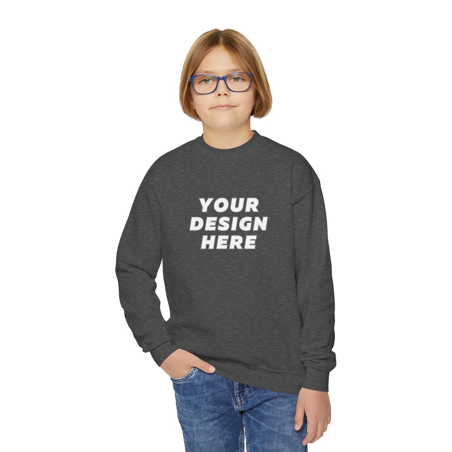 Gildan 18000B | Youth Crewneck Sweatshirt